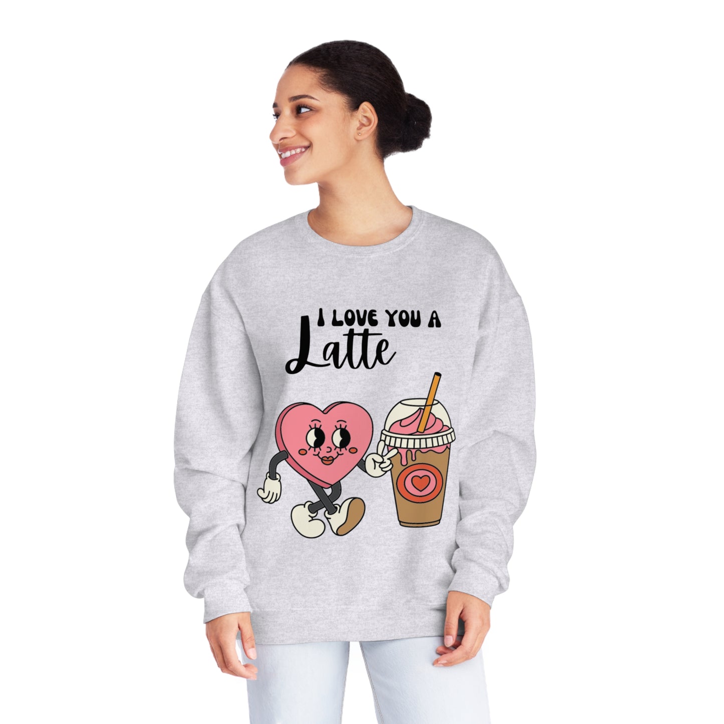 I Love You a Latte Unisex NuBlend® Crewneck Sweatshirt