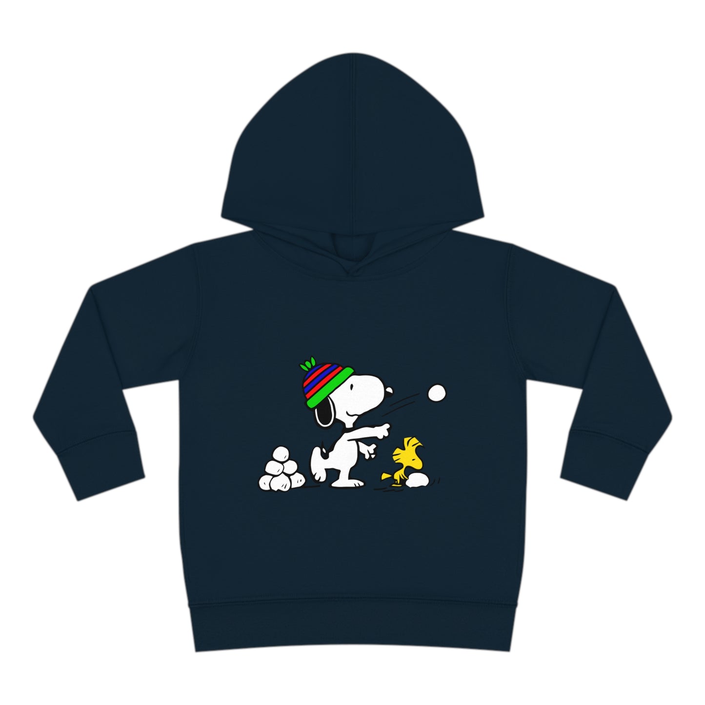 Snoopy Snowballs Toddler Pullover Fleece Hoodie