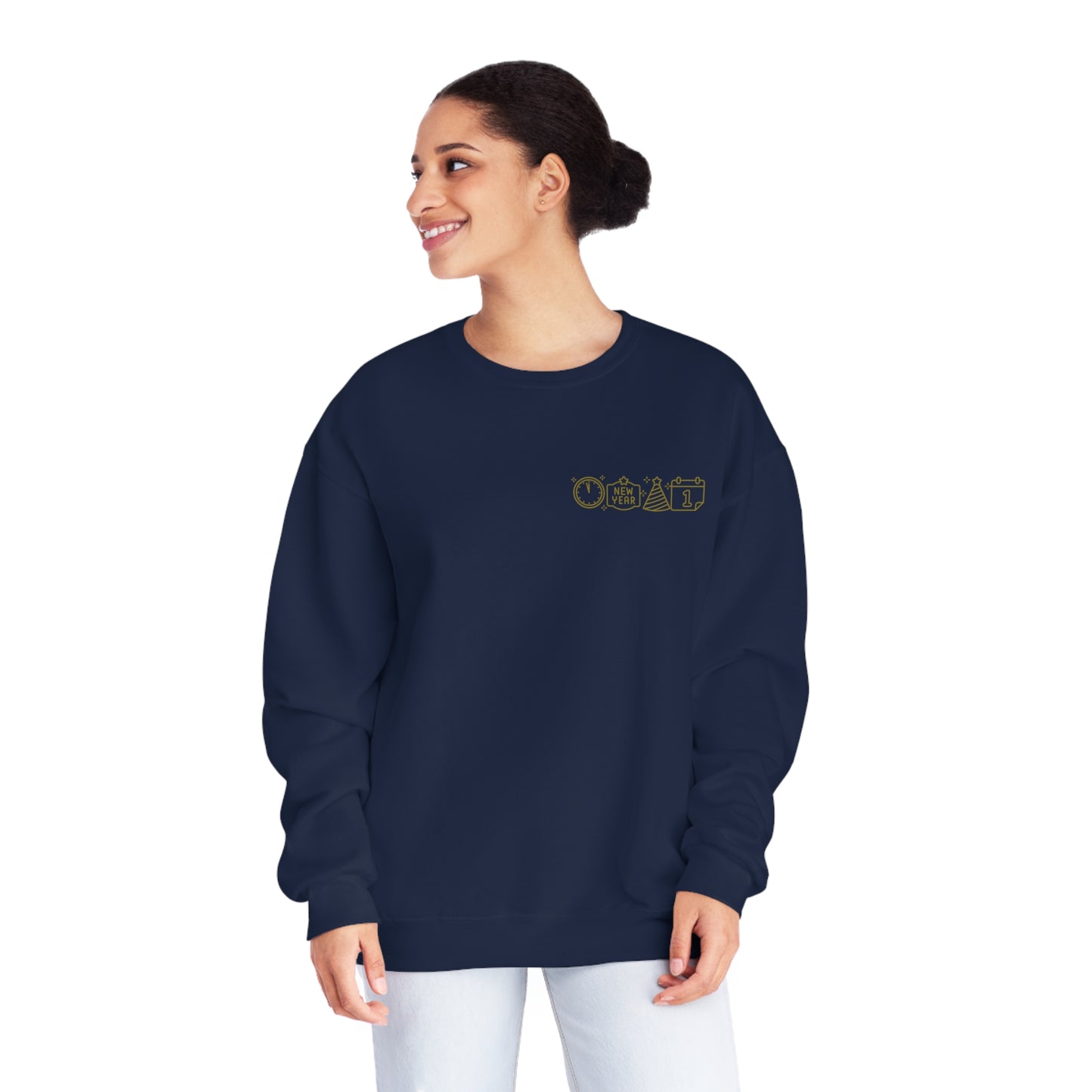 New Years Symbols Gold Unisex NuBlend® Crewneck Sweatshirt