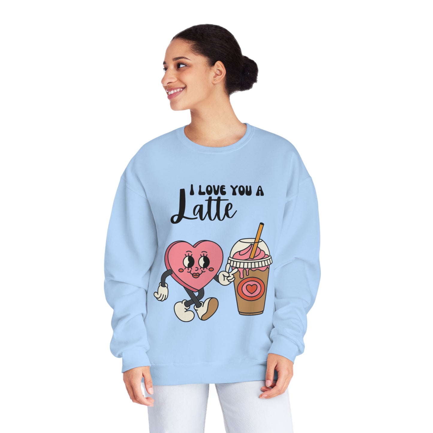 I Love You a Latte Unisex NuBlend® Crewneck Sweatshirt