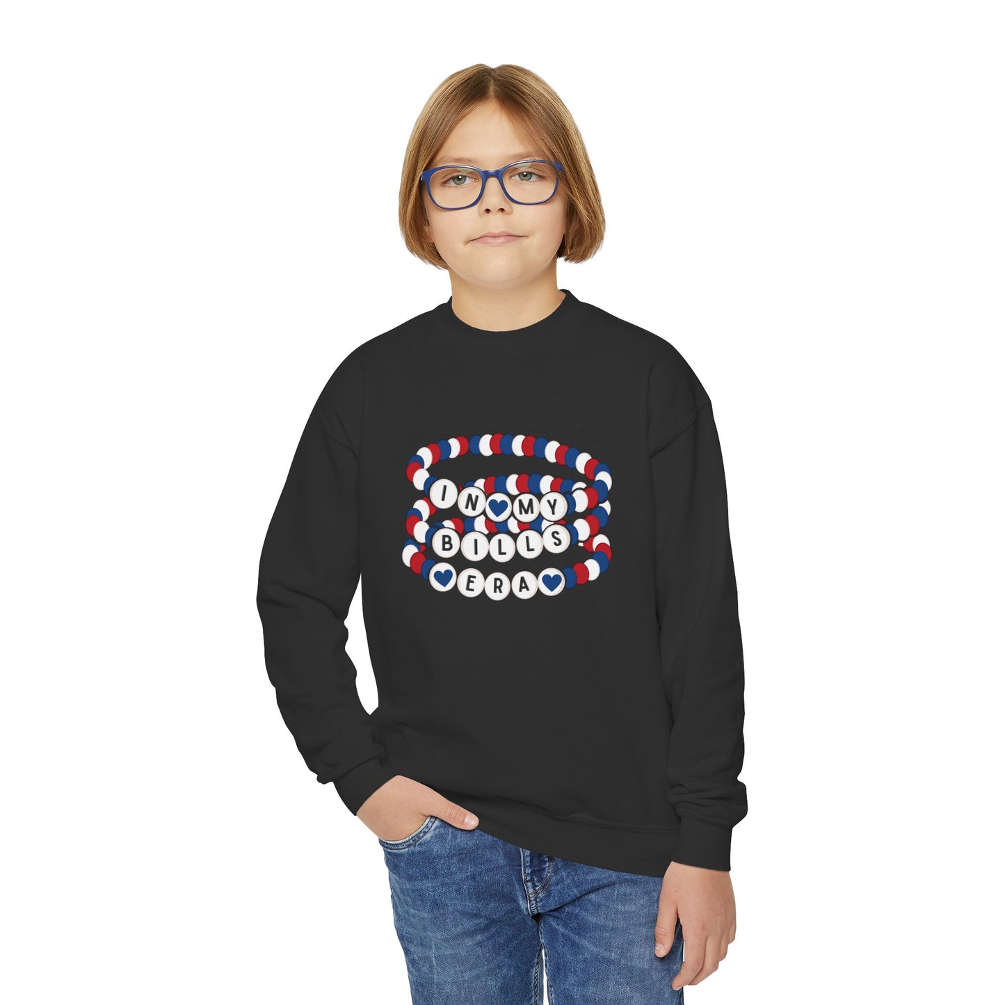 In My Buffalo Bills Era Youth Crewneck Sweatshirt