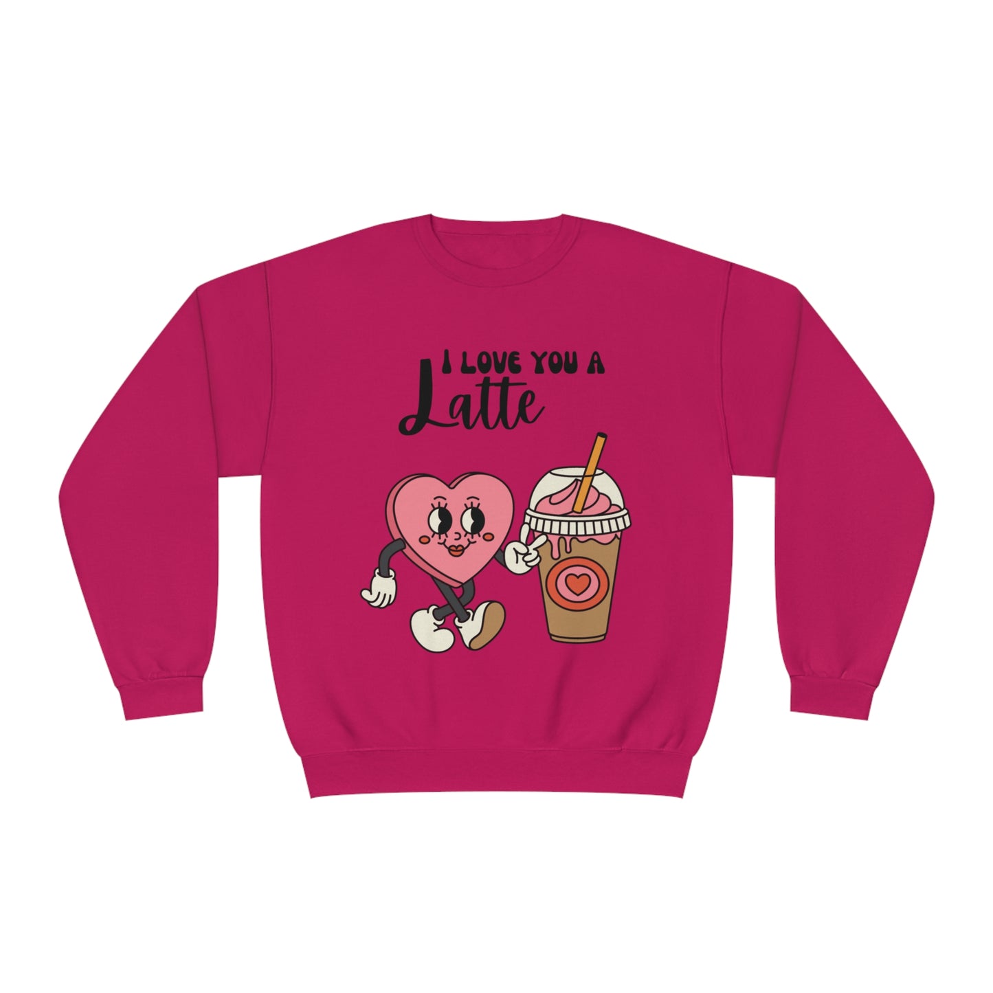 I Love You a Latte Unisex NuBlend® Crewneck Sweatshirt