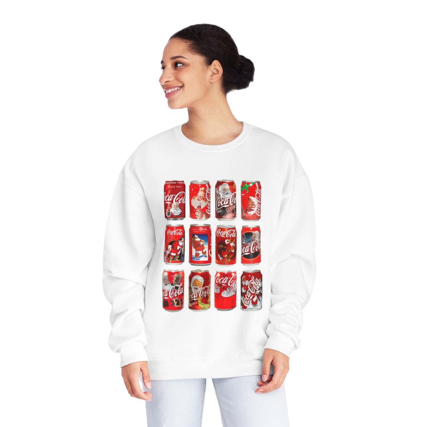 Christmas Coca Cola Unisex NuBlend® Crewneck Sweatshirt