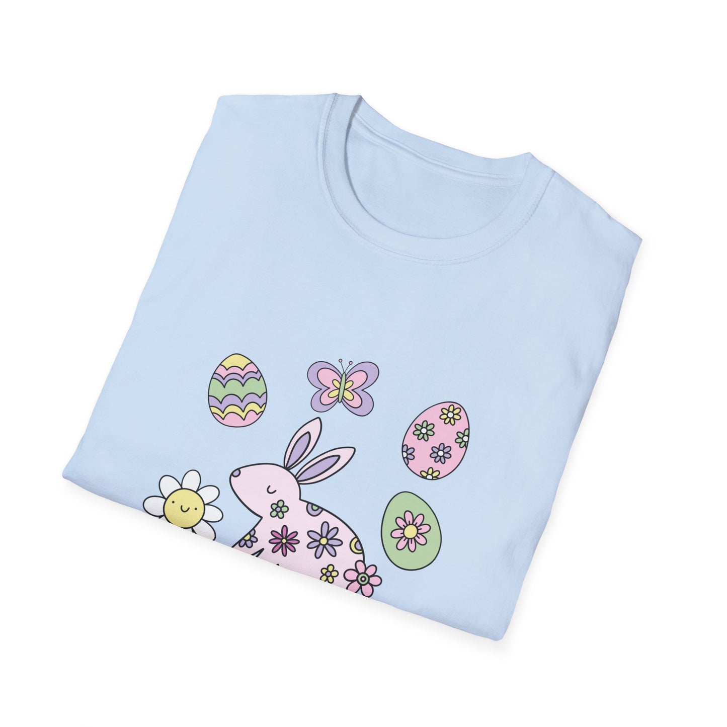 Pastel Bunny Unisex Softstyle T-Shirt