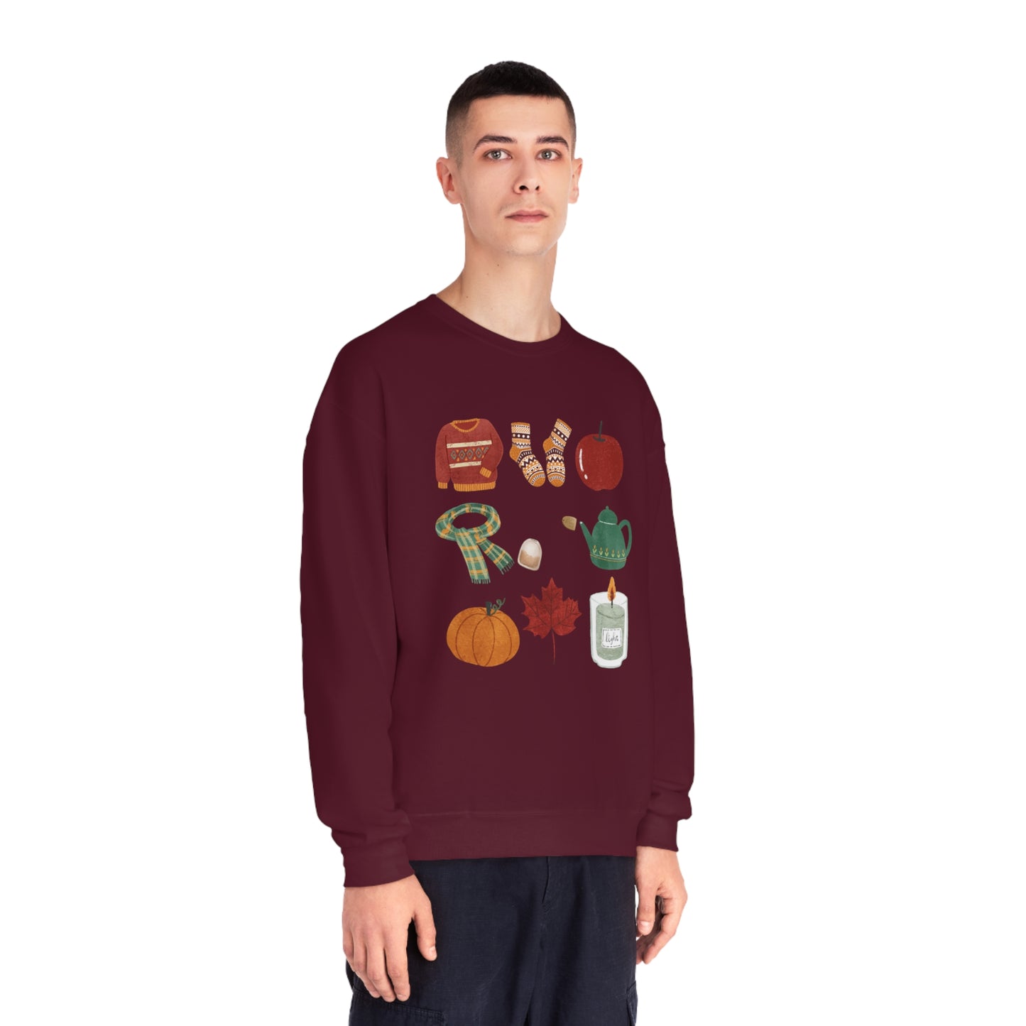 Fall Favorite Things Unisex NuBlend® Crewneck Sweatshirt