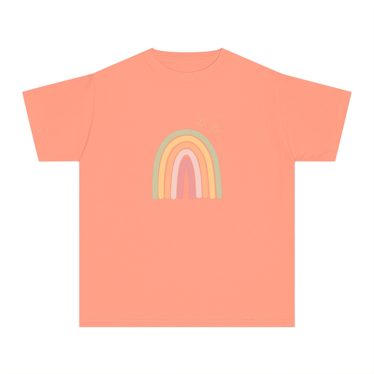 Rainbow and Stars Youth Midweight Tee