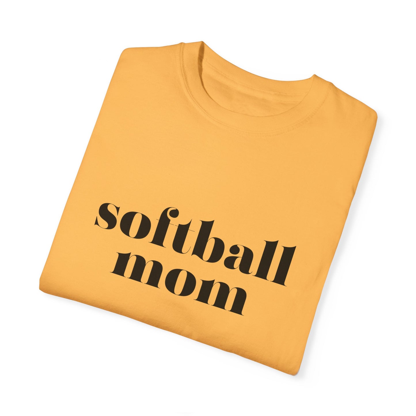Softball Mom Unisex Garment-Dyed T-shirt