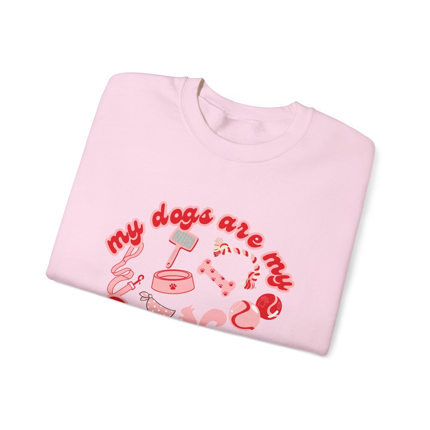 My Dogs Are My Valentines Unisex Heavy Blend™ Crewneck Sweatshirt