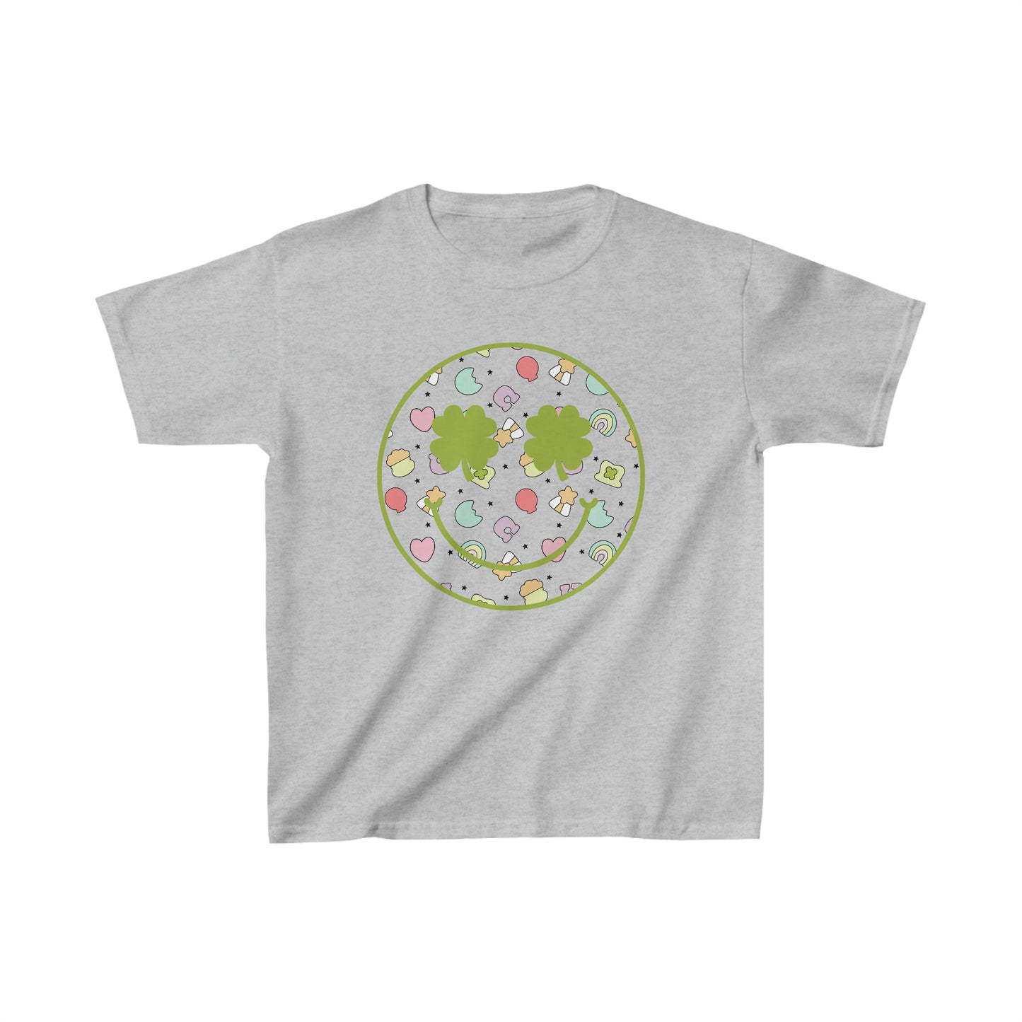 Lucky Charm Smiley Kids Heavy Cotton™ Tee