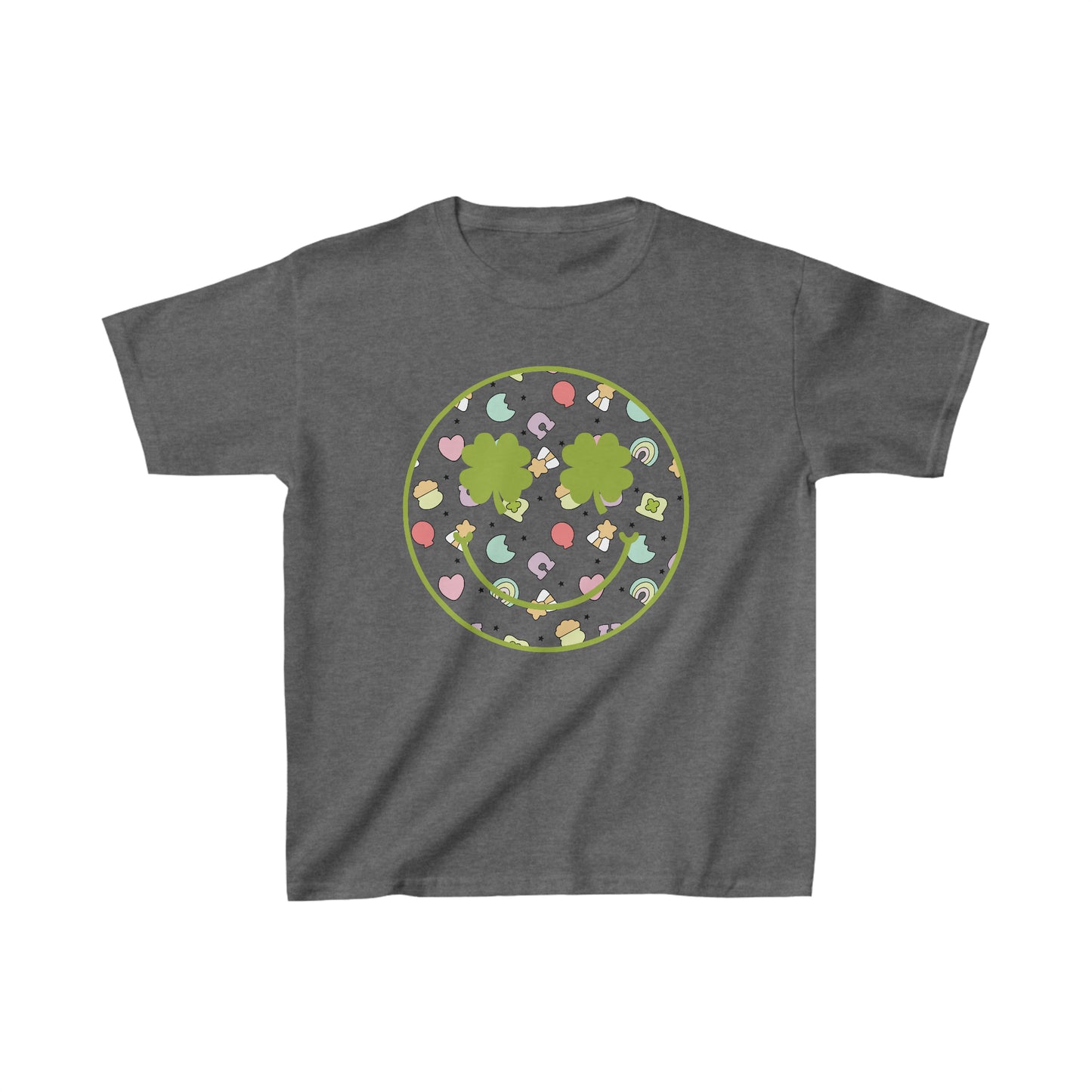 Lucky Charm Smiley Kids Heavy Cotton™ Tee