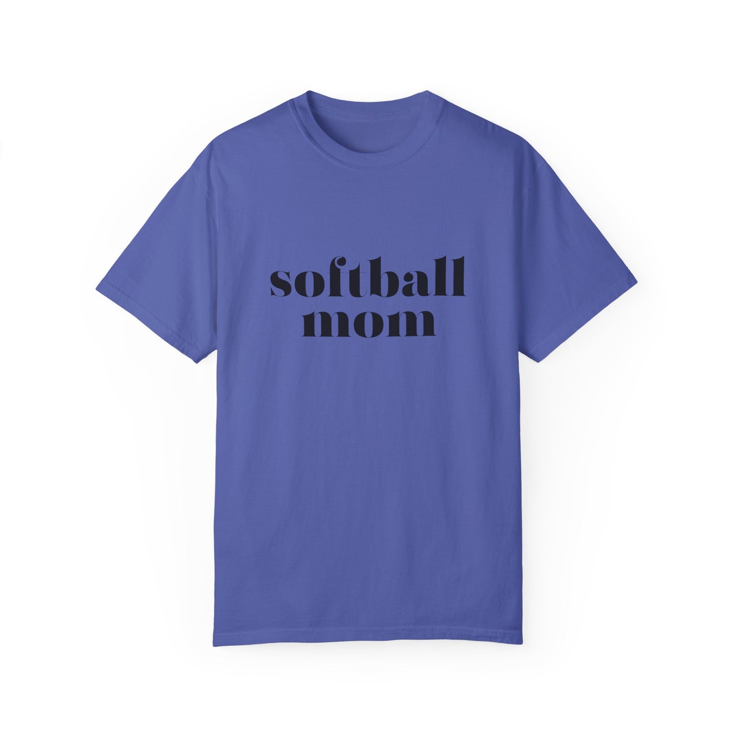 Softball Mom Unisex Garment-Dyed T-shirt
