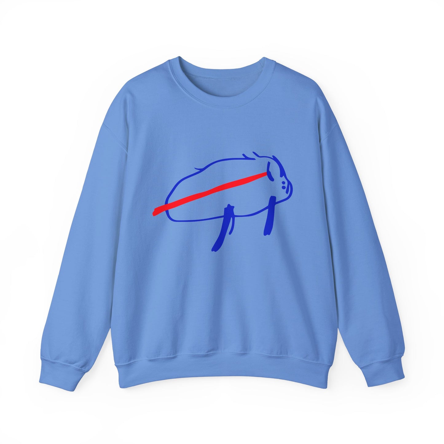 Josh Allen Drawing Unisex Heavy Blend™ Crewneck Sweatshirt