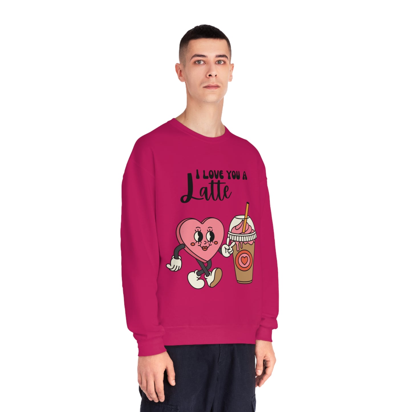 I Love You a Latte Unisex NuBlend® Crewneck Sweatshirt