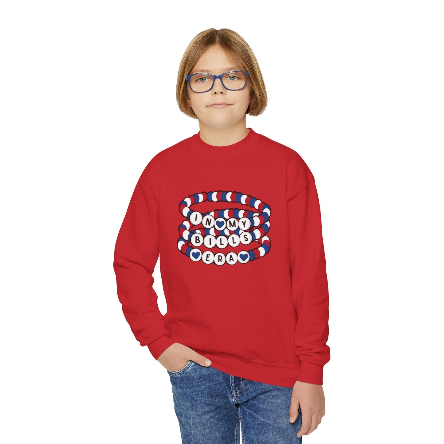 In My Buffalo Bills Era Youth Crewneck Sweatshirt