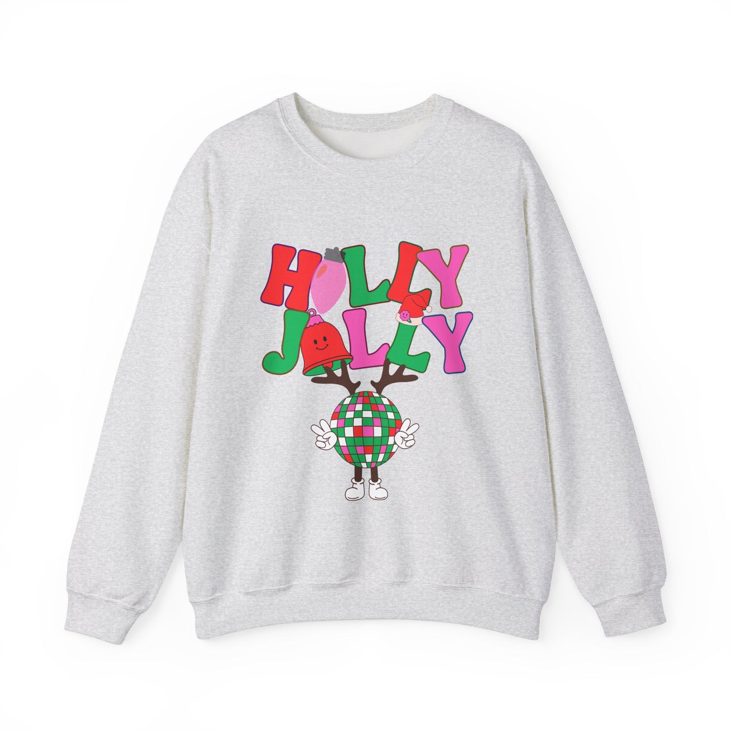 Holly Jolly Unisex Heavy Blend™ Crewneck Sweatshirt