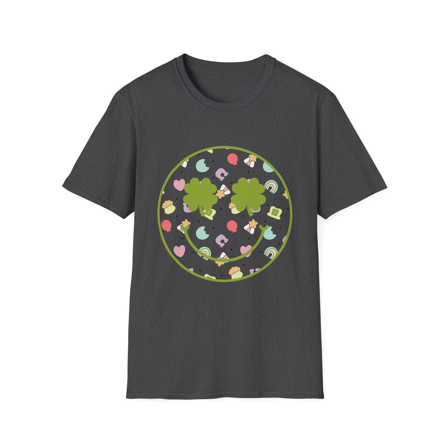 Lucky Charm Smiley Unisex Softstyle T-Shirt