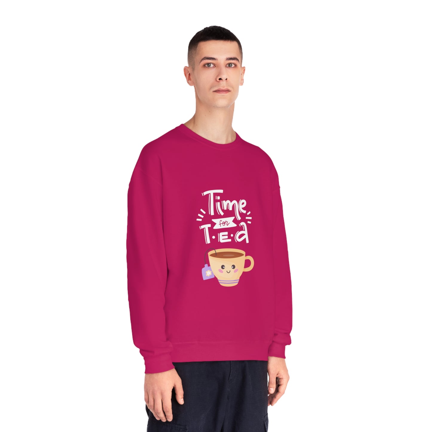 Time for Tea One Teacup Unisex NuBlend® Crewneck Sweatshirt