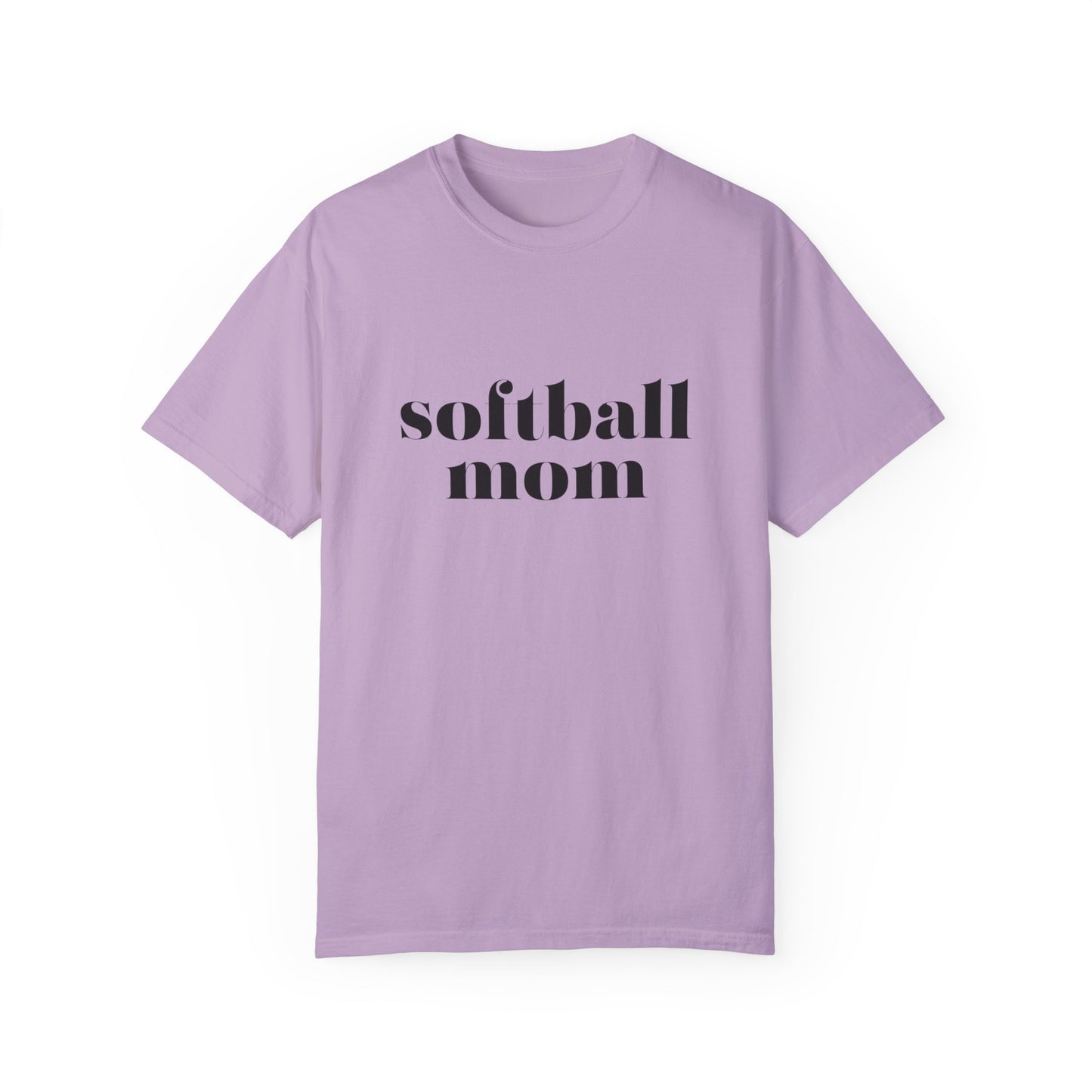 Softball Mom Unisex Garment-Dyed T-shirt
