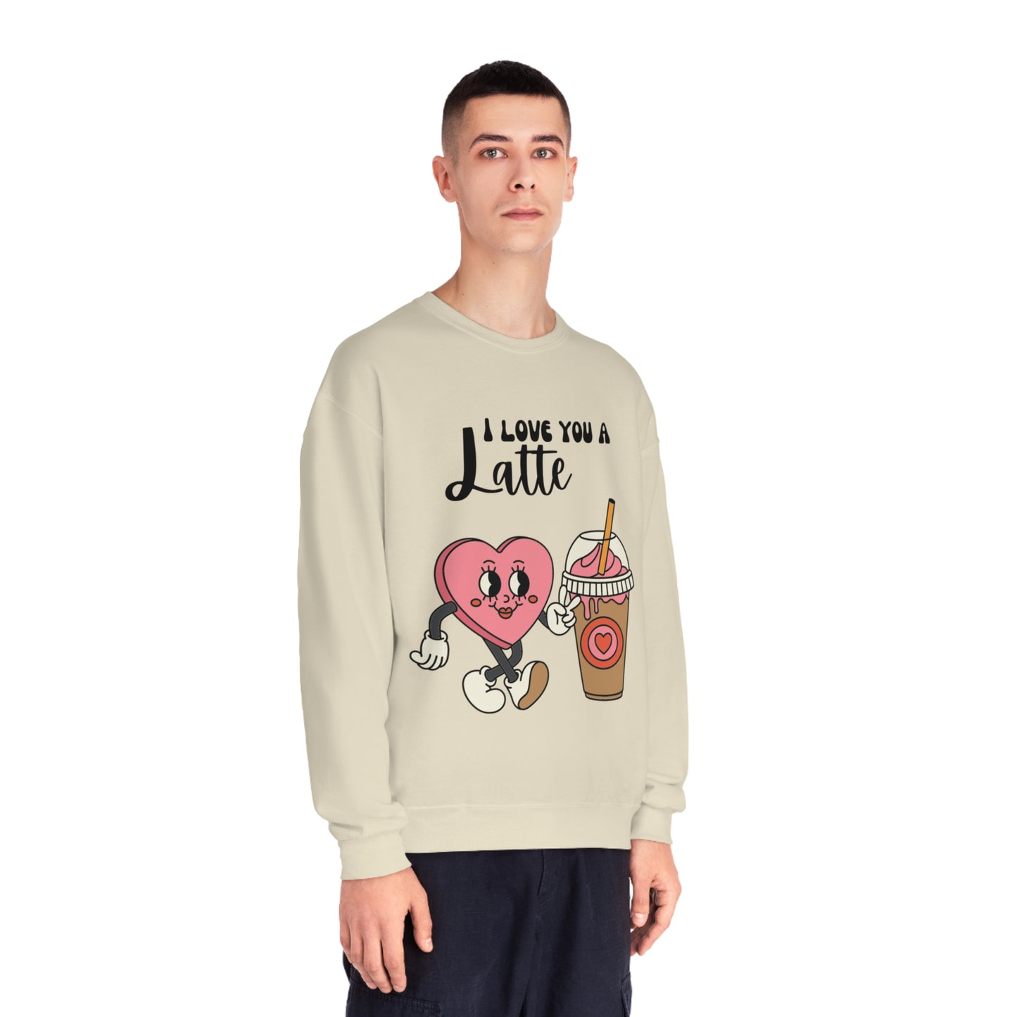 I Love You a Latte Unisex NuBlend® Crewneck Sweatshirt