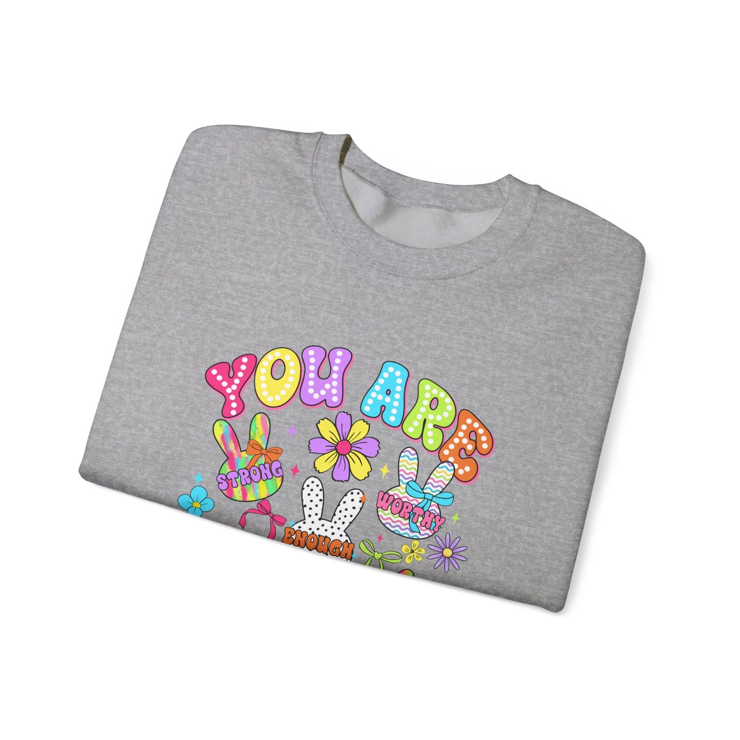 You Are Amazing Crewneck Sweatshirt - Colorful Unisex Heavy Blend™