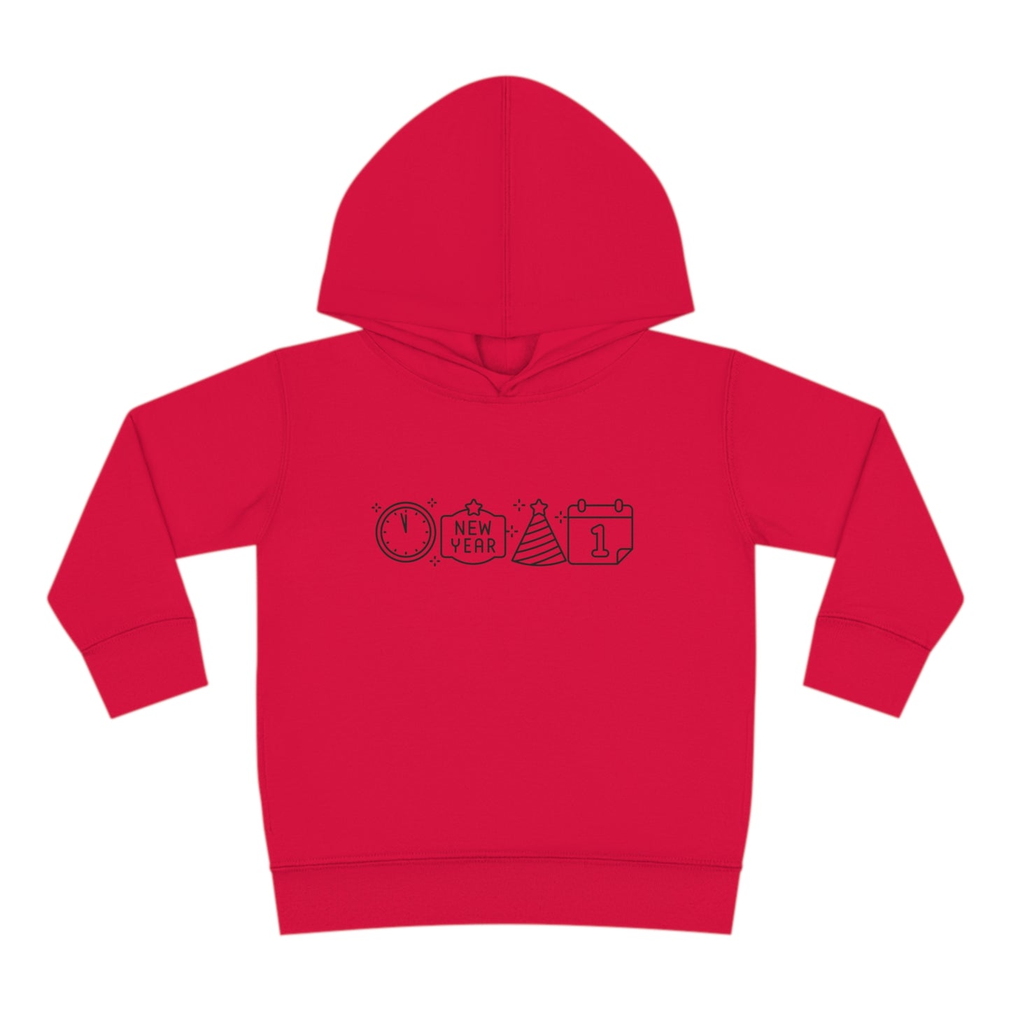 Simple New Years Symbols Toddler Pullover Fleece Hoodie