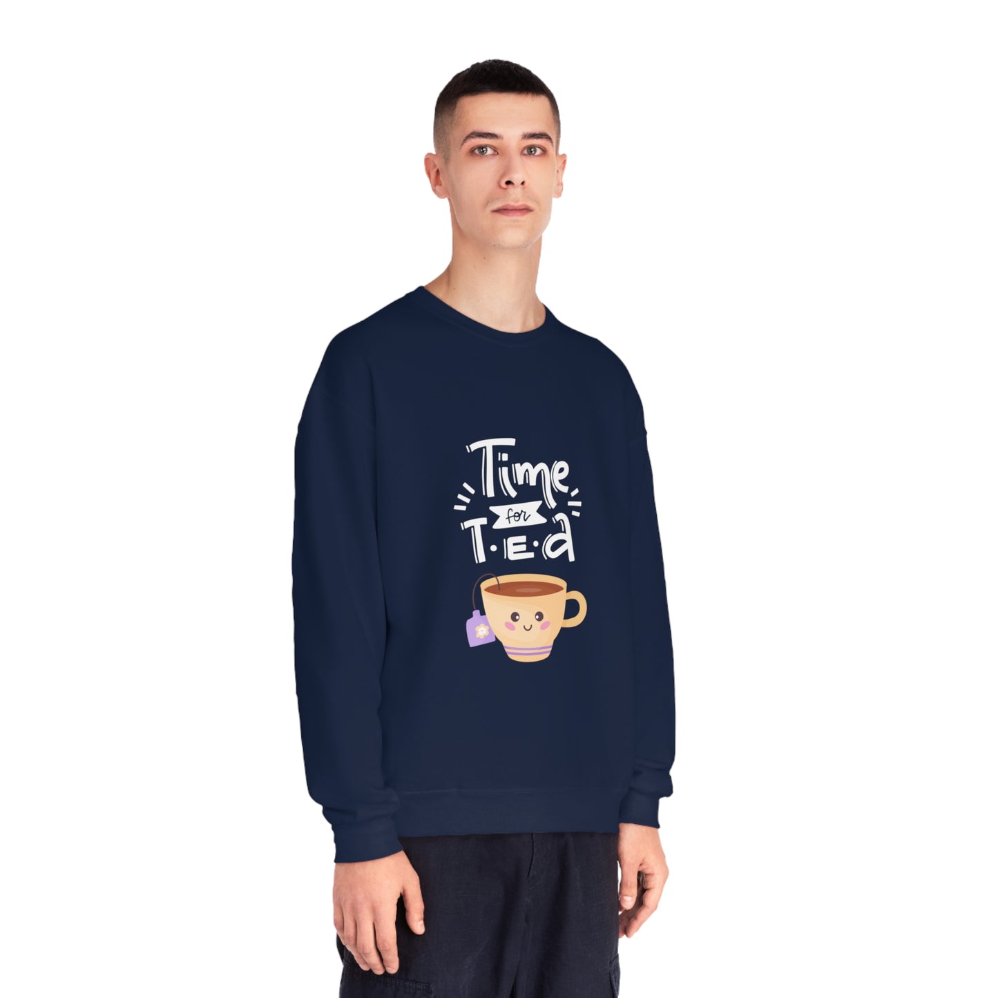 Time for Tea One Teacup Unisex NuBlend® Crewneck Sweatshirt