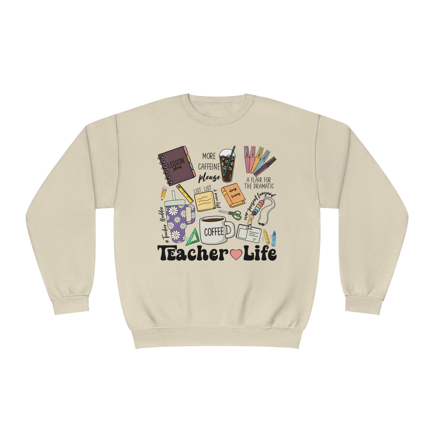 Teacher Things Unisex NuBlend® Crewneck Sweatshirt