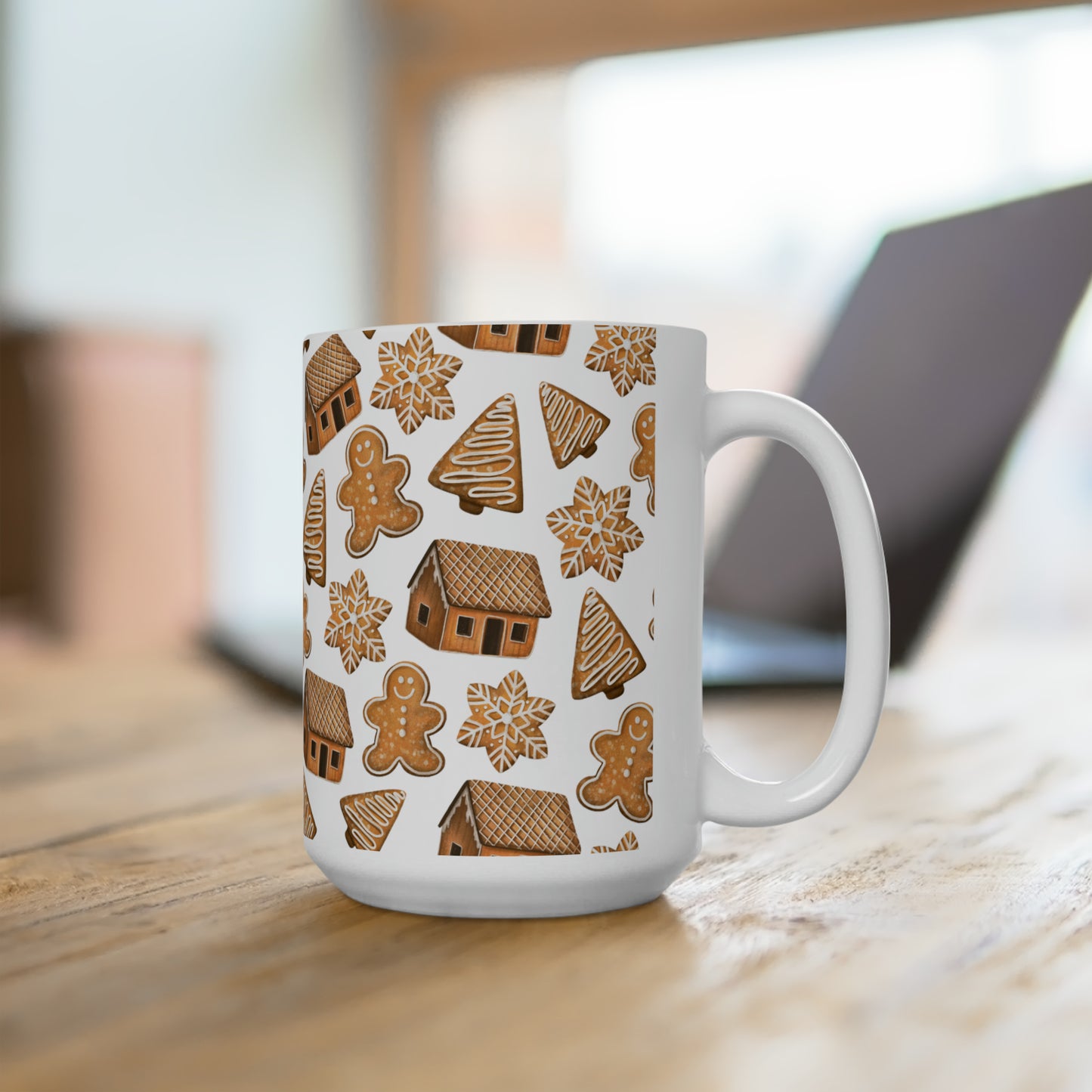 Gingerbread Cookies Ceramic Mug 15oz