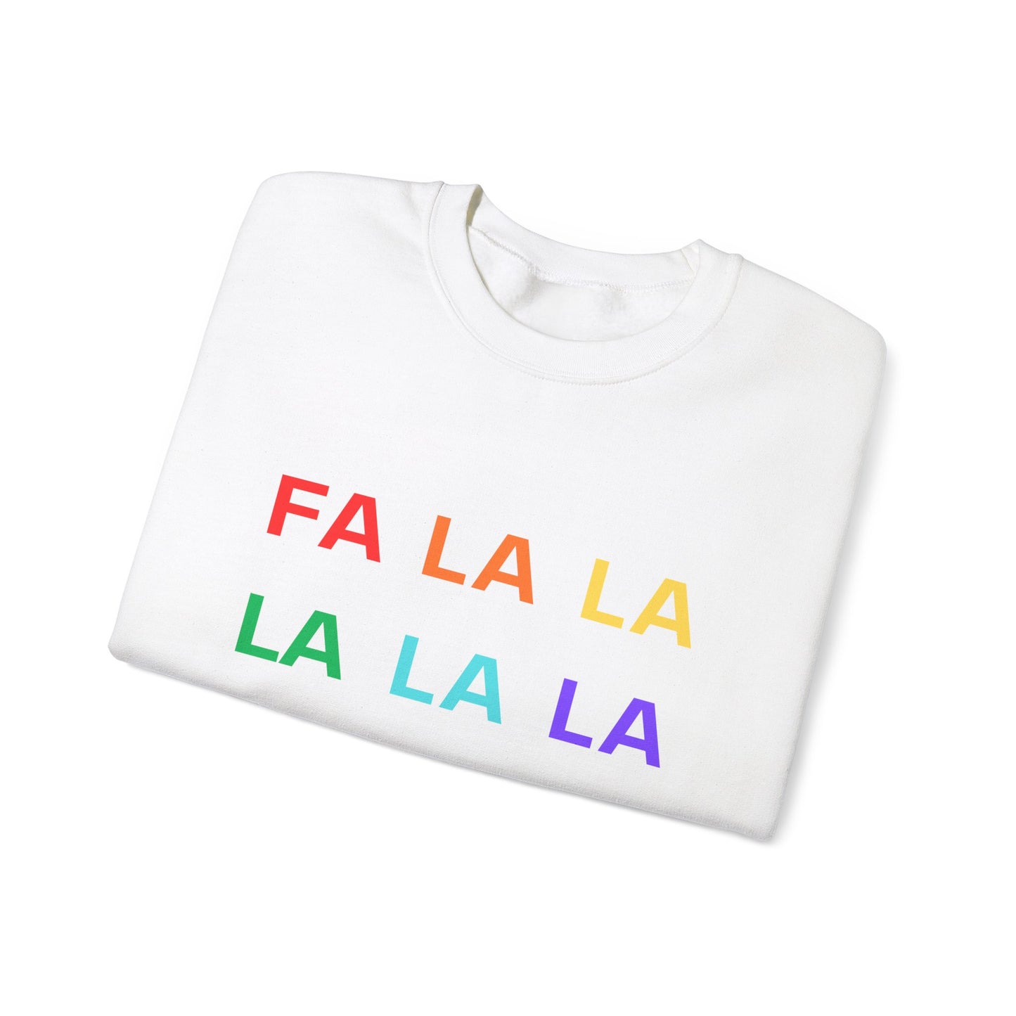 Fa La La La La La La La Unisex Heavy Blend™ Crewneck Sweatshirt