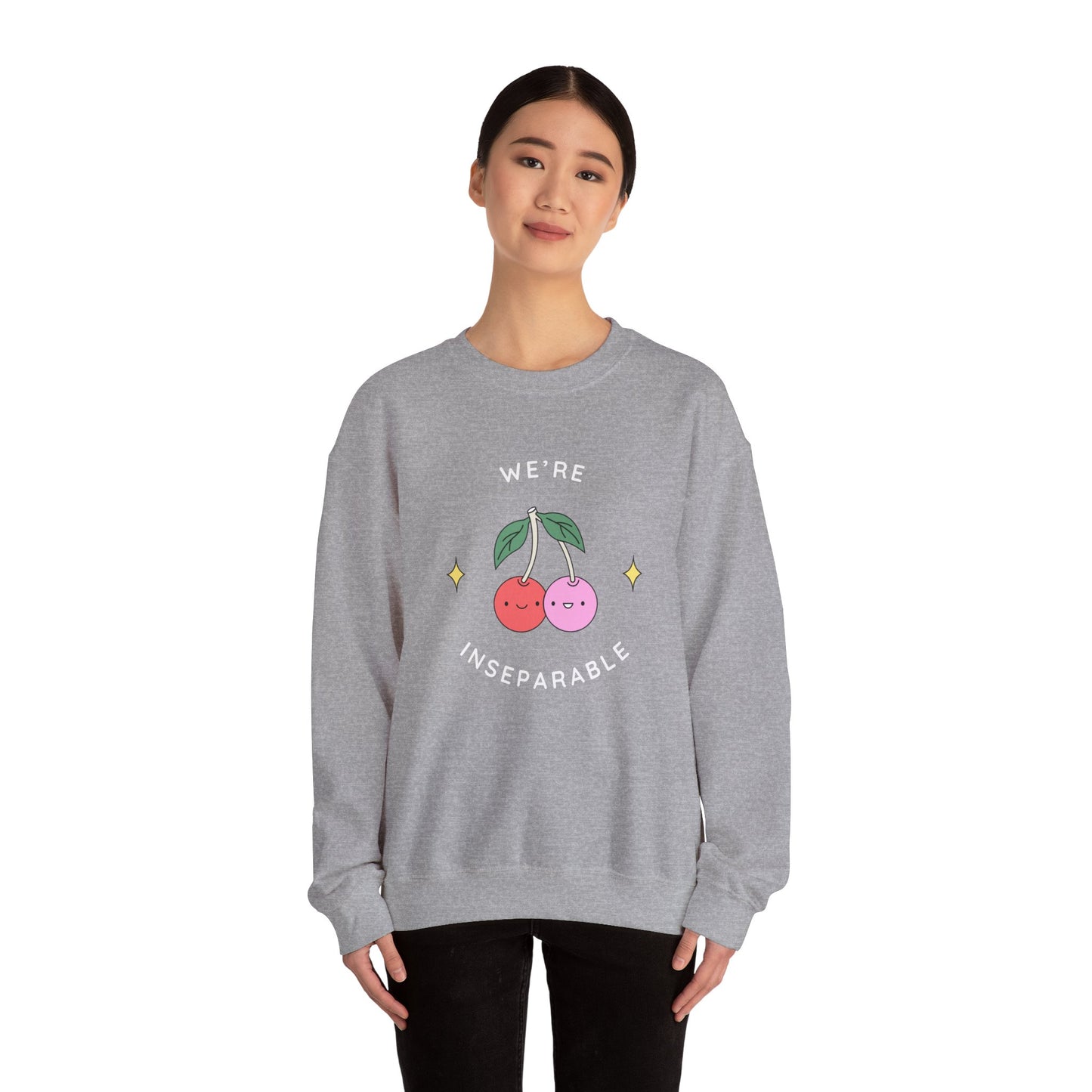 We're Inseparable Unisex Heavy Blend™ Crewneck Sweatshirt