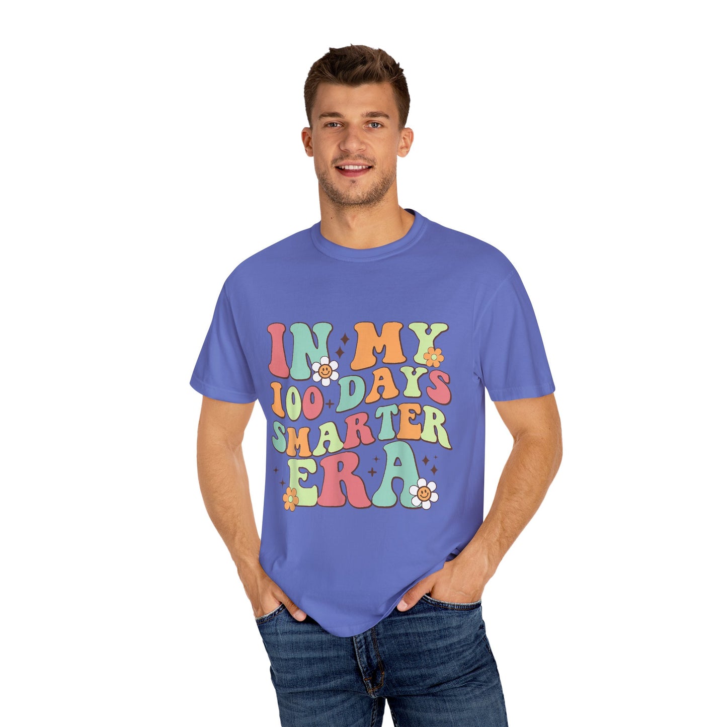 In My 100 Days Smarter Era Unisex Garment-Dyed T-shirt