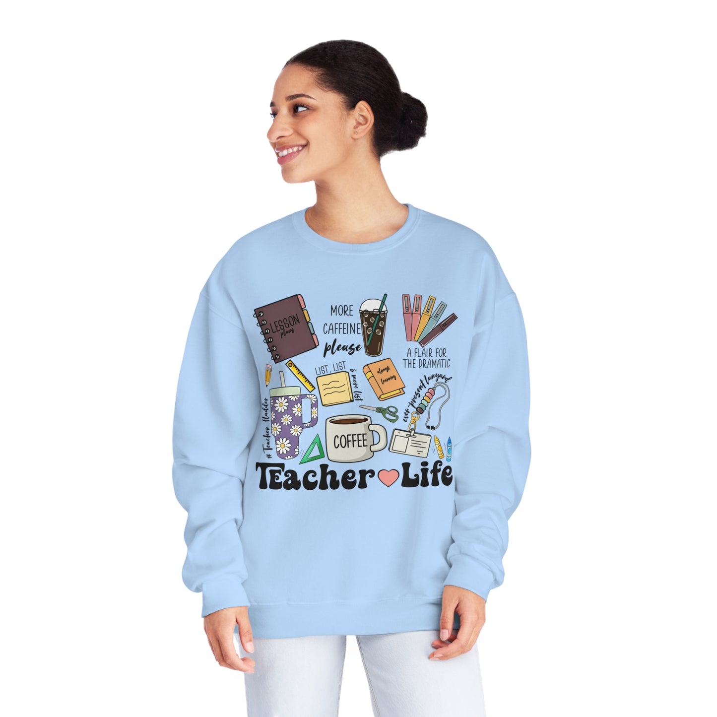 Teacher Things Unisex NuBlend® Crewneck Sweatshirt
