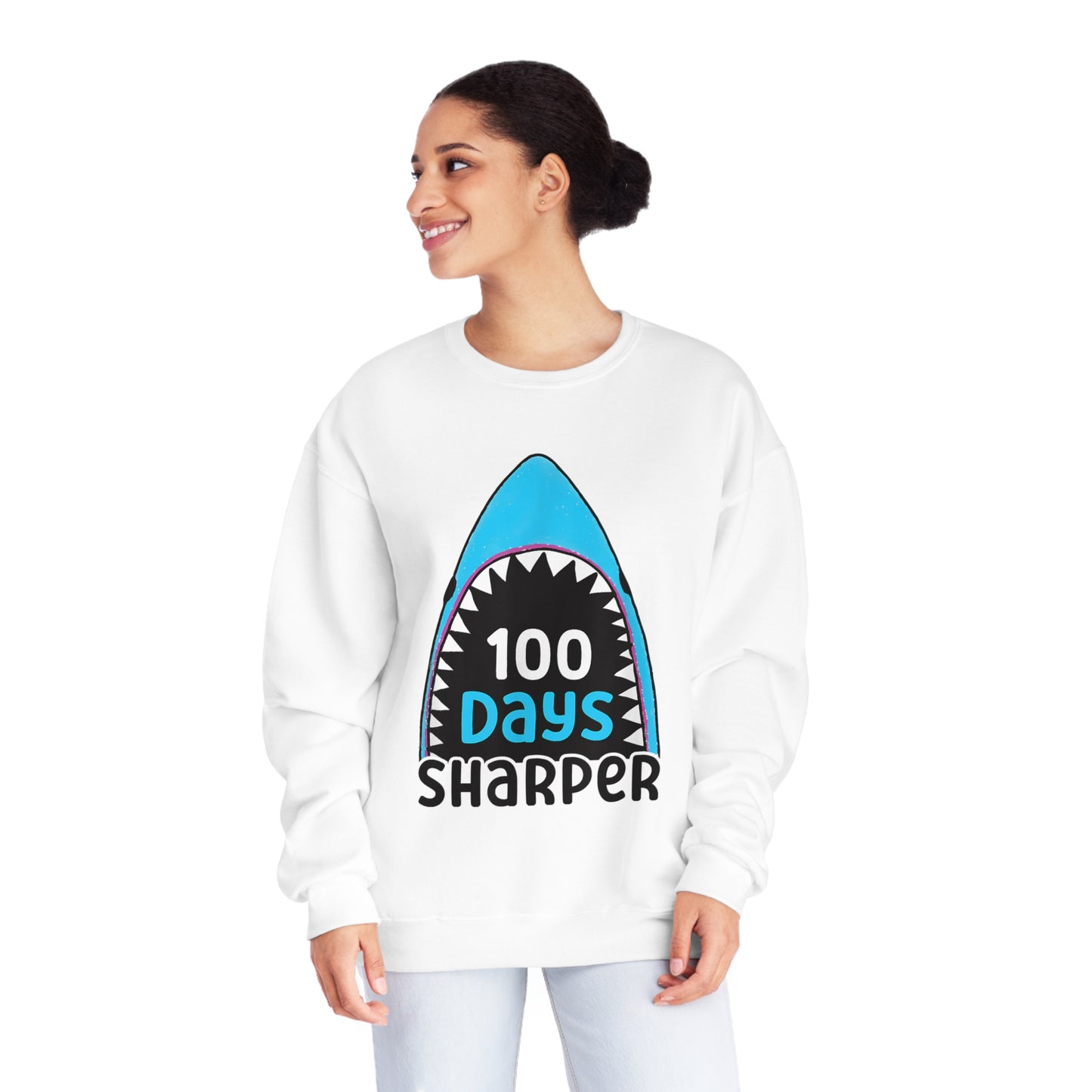 100 Days Sharper Unisex NuBlend® Crewneck Sweatshirt