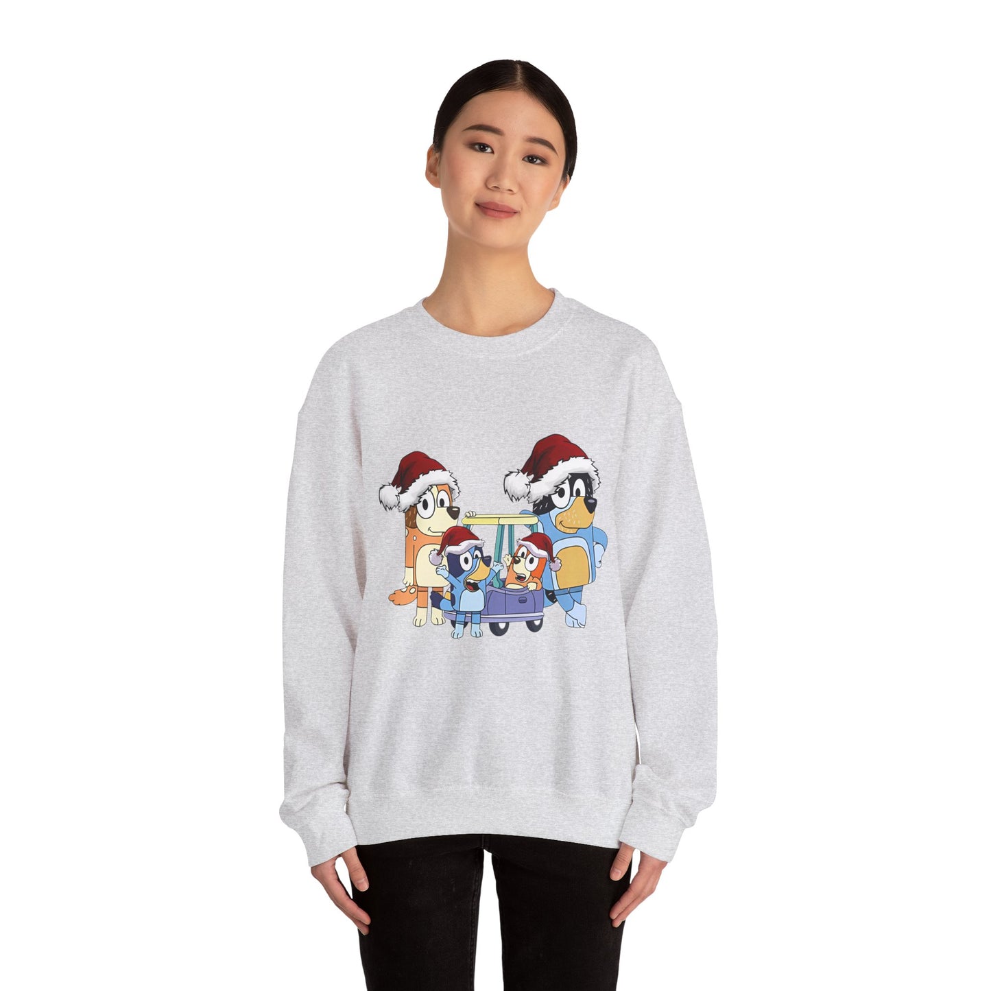 Heeler Family Christmas Unisex Heavy Blend™ Crewneck Sweatshirt