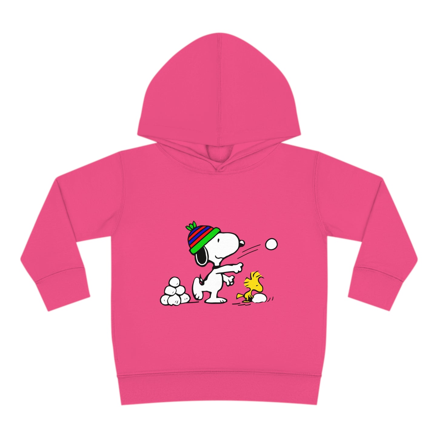 Snoopy Snowballs Toddler Pullover Fleece Hoodie