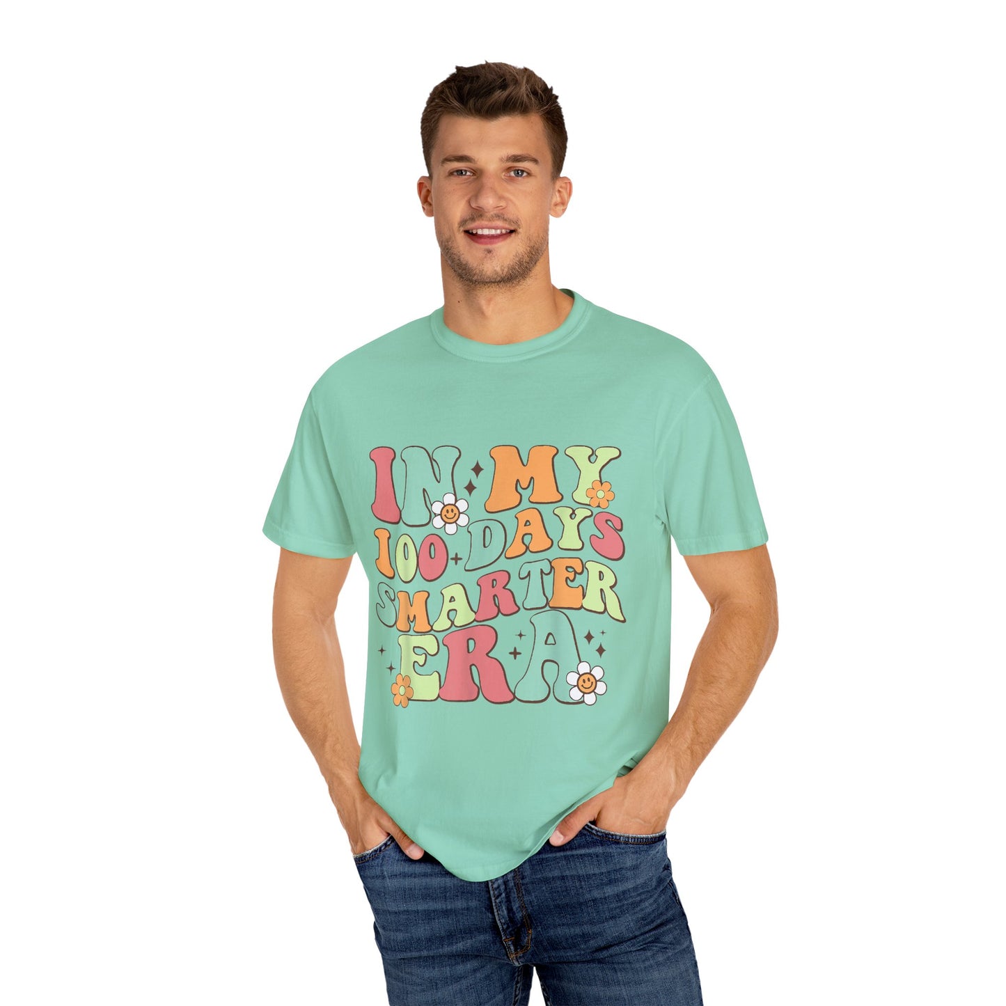 In My 100 Days Smarter Era Unisex Garment-Dyed T-shirt