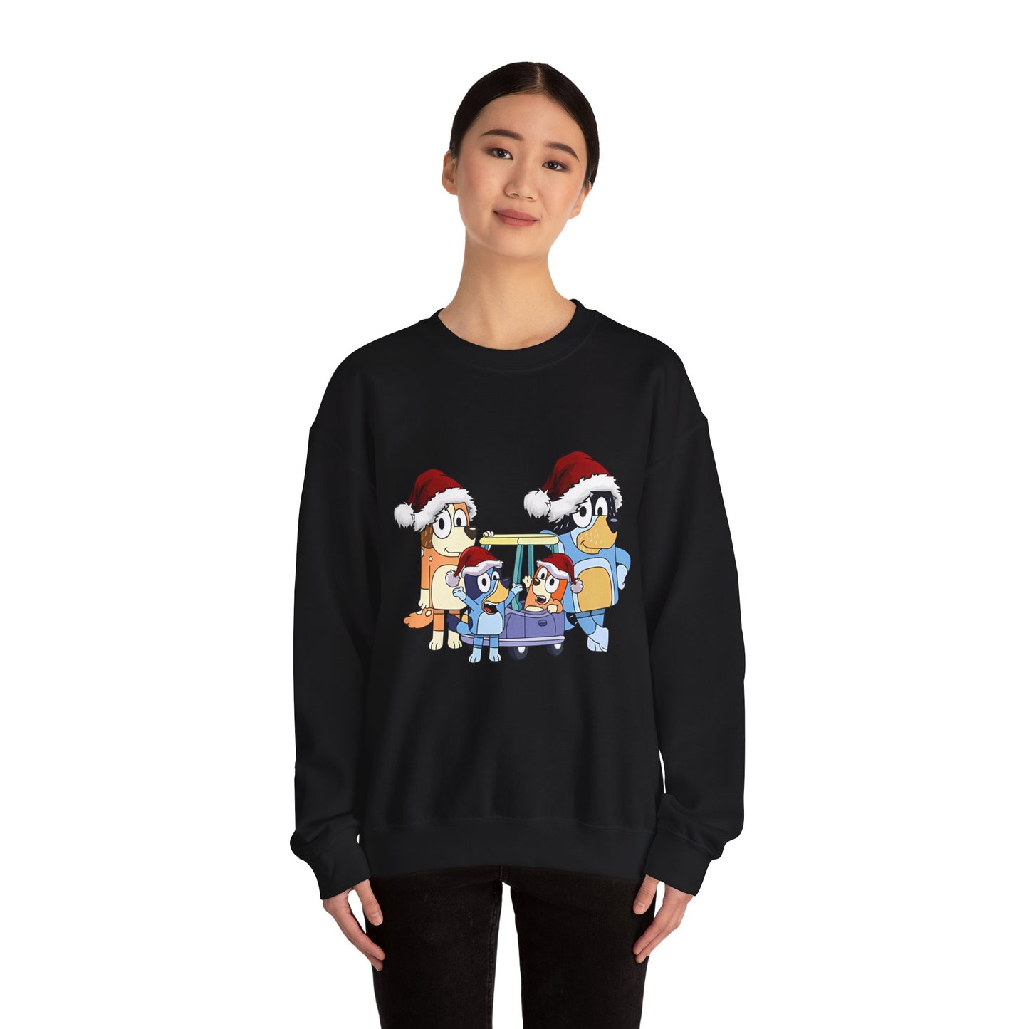 Heeler Family Christmas Unisex Heavy Blend™ Crewneck Sweatshirt