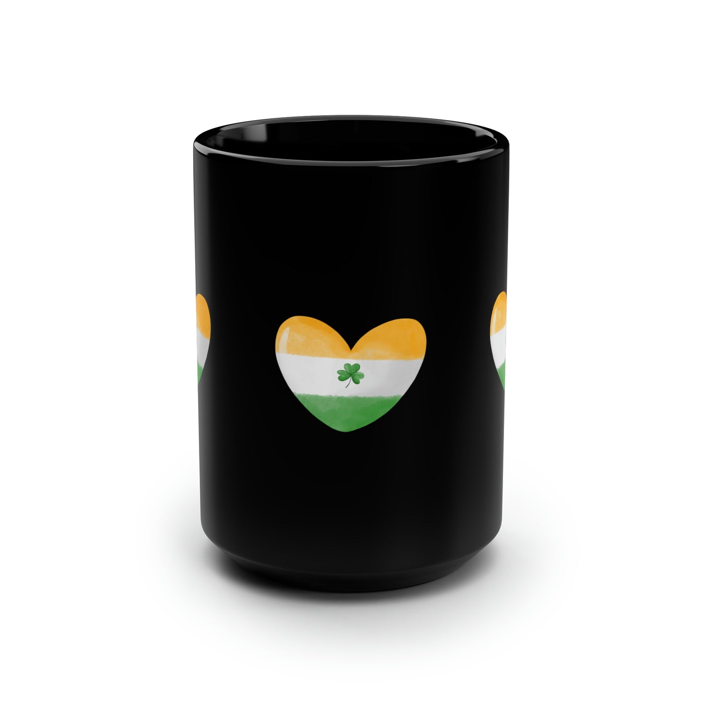 I Love Ireland Black Mug, 15oz