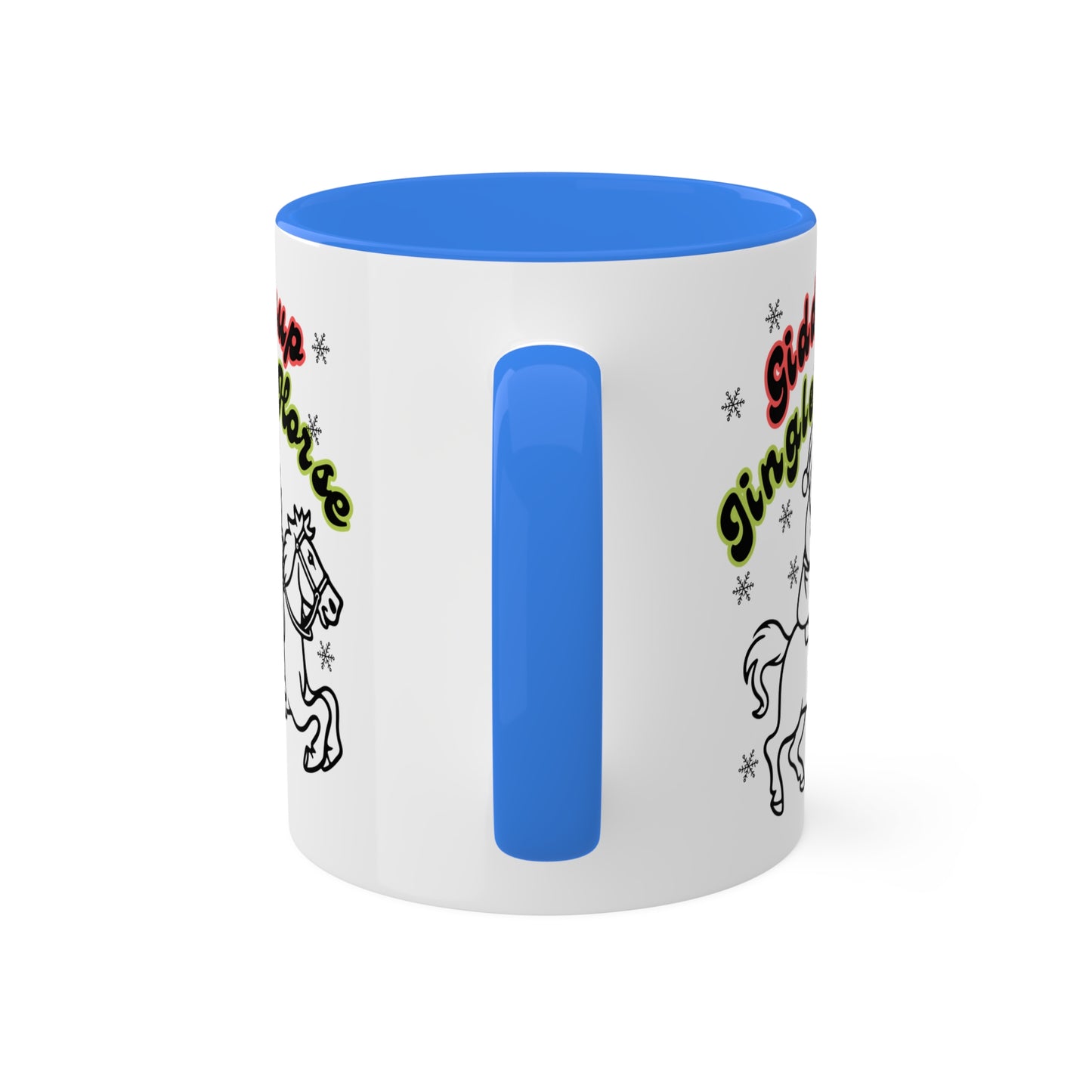 Giddyup Jingle Horse Colorful Mug 11oz