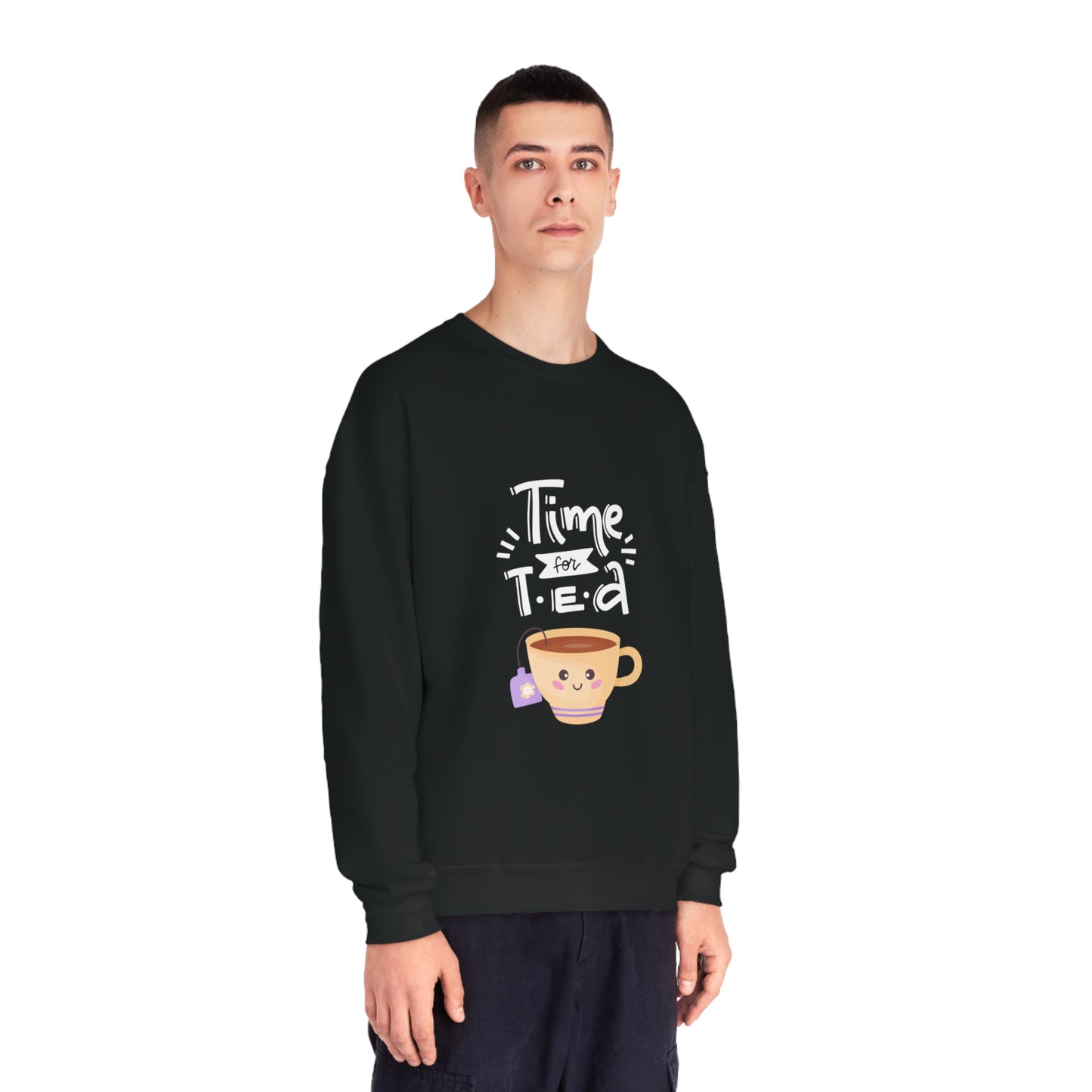 Time for Tea One Teacup Unisex NuBlend® Crewneck Sweatshirt