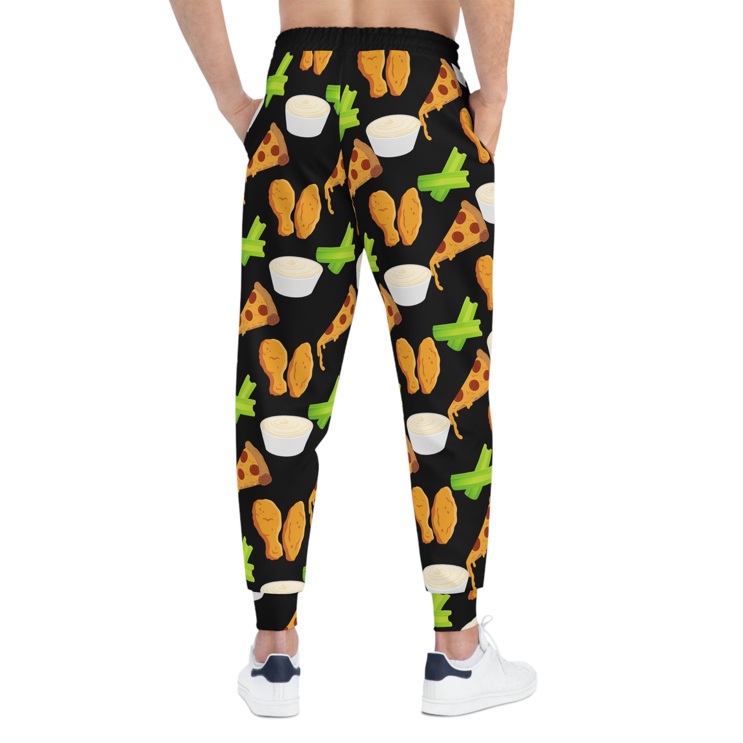 Pizza Wing Celery Bleu Cheese Athletic Joggers (AOP)