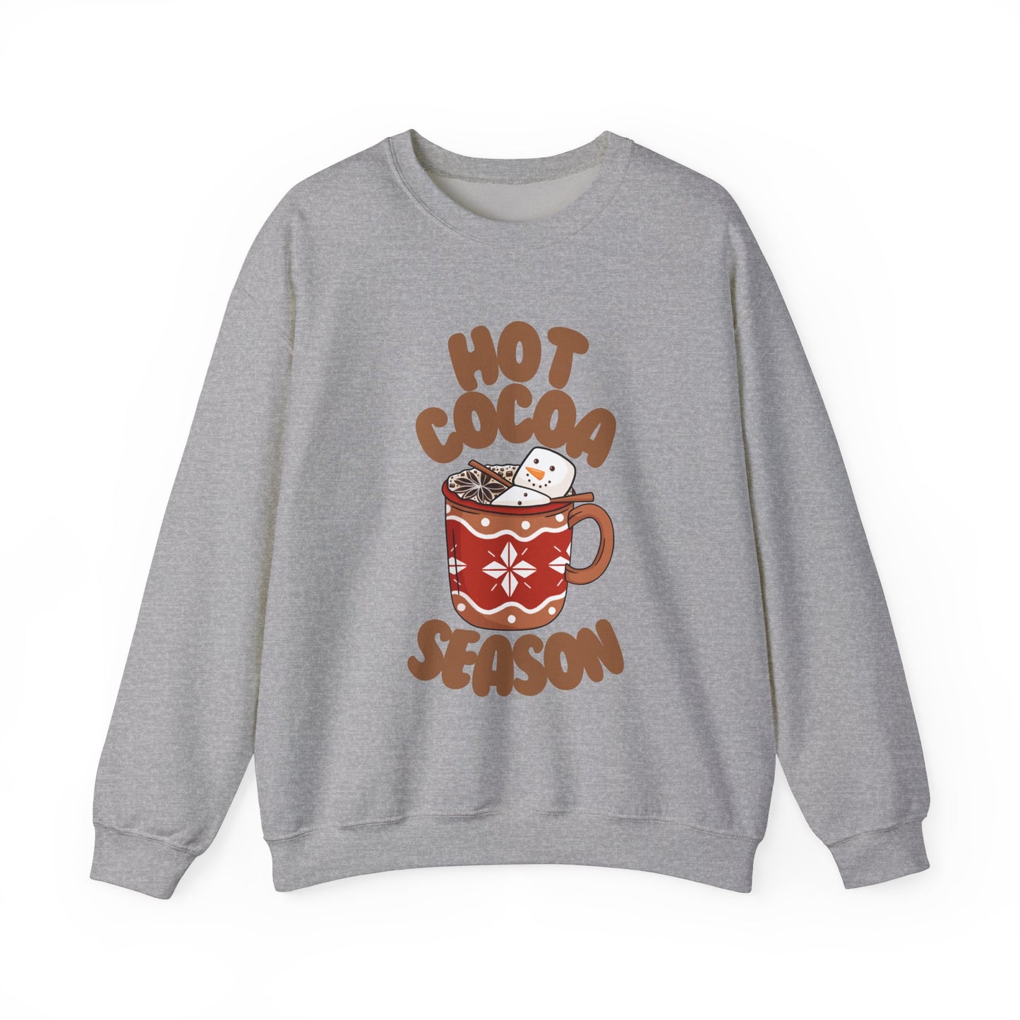 Hot Cocoa Season Unisex Heavy Blend™ Crewneck Sweatshirt