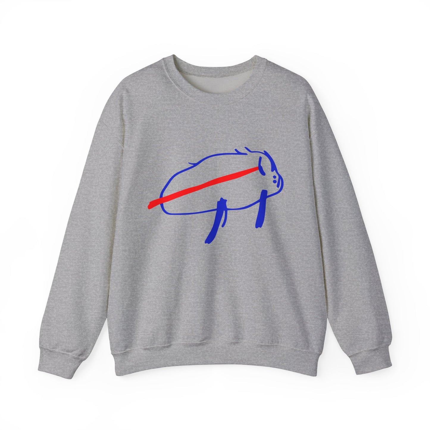 Josh Allen Drawing Unisex Heavy Blend™ Crewneck Sweatshirt