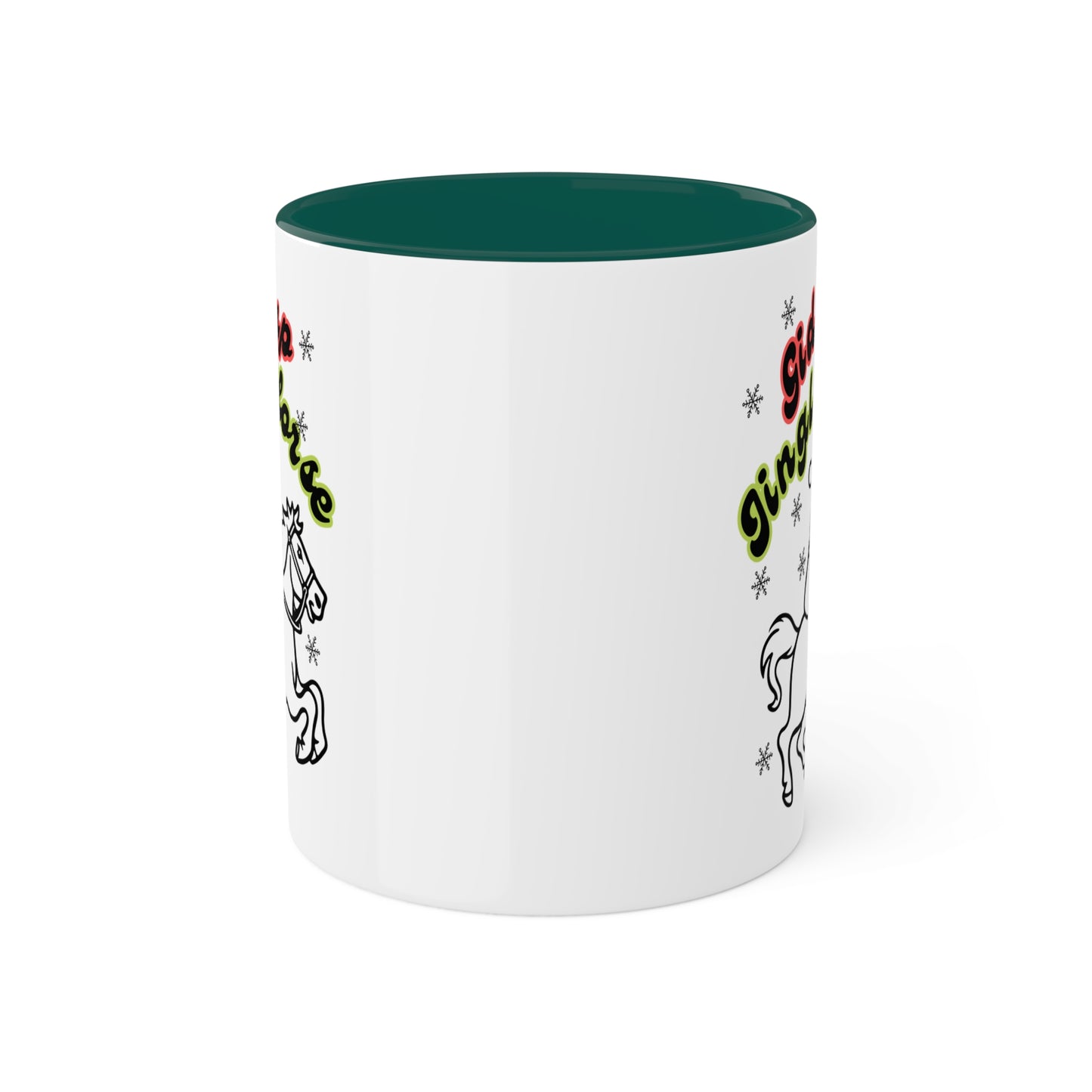 Giddyup Jingle Horse Colorful Mug 11oz