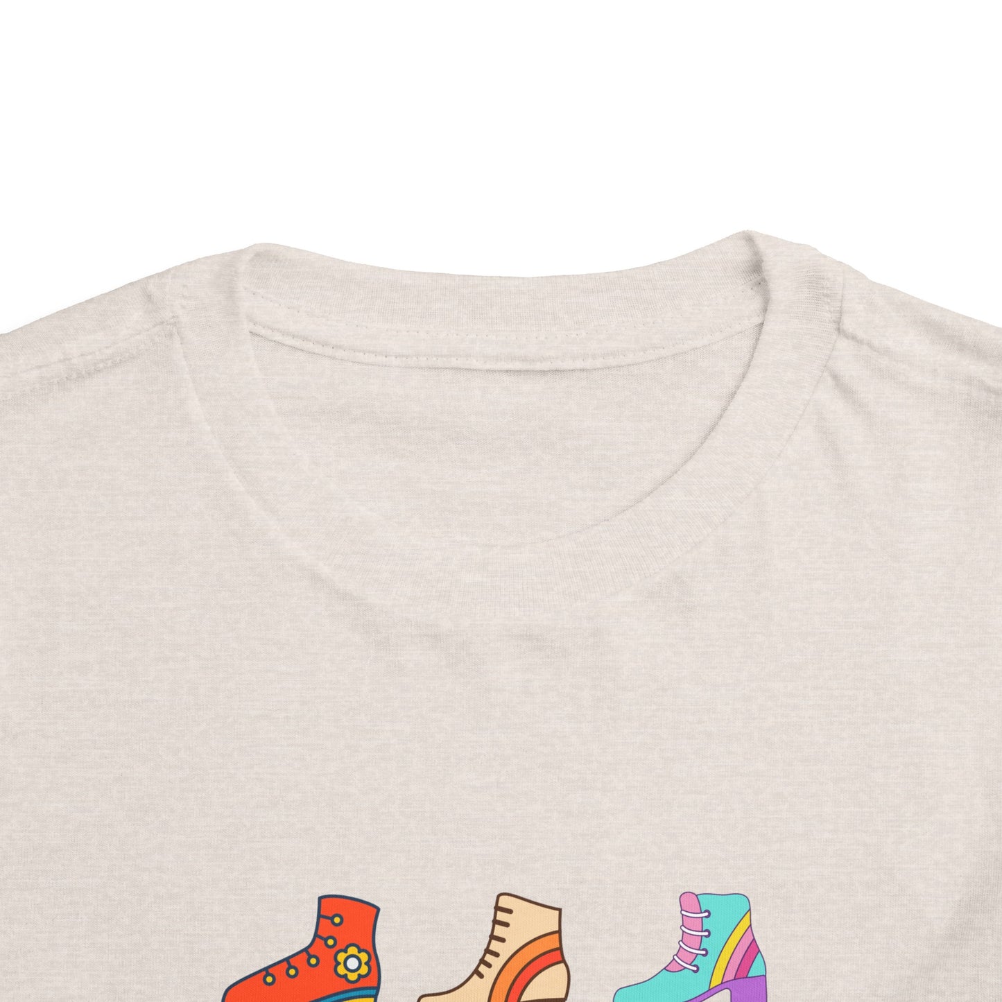 Roller Skates Toddler Short Sleeve Tee