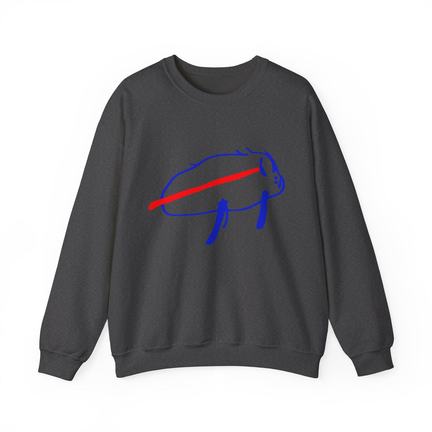 Josh Allen Drawing Unisex Heavy Blend™ Crewneck Sweatshirt
