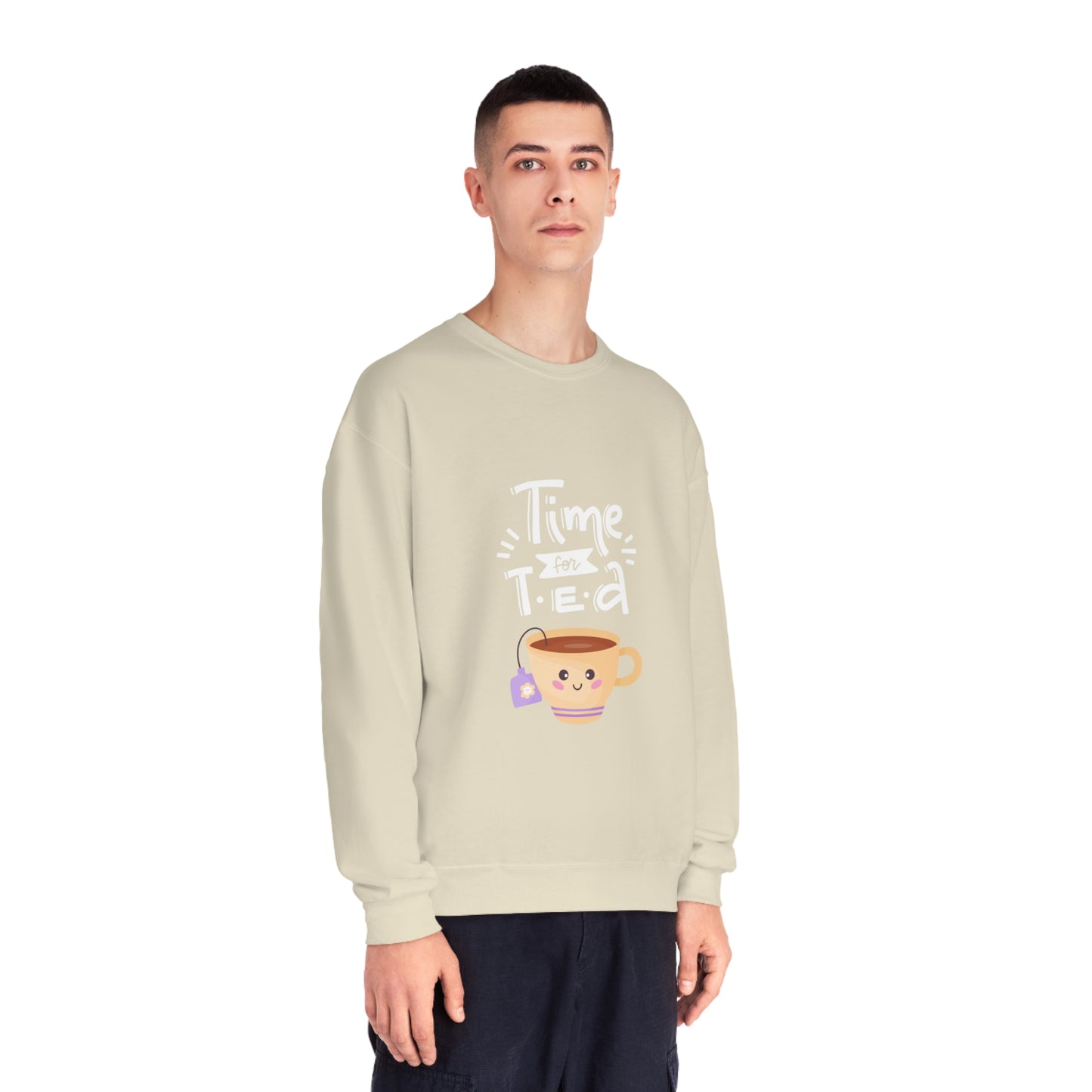 Time for Tea One Teacup Unisex NuBlend® Crewneck Sweatshirt