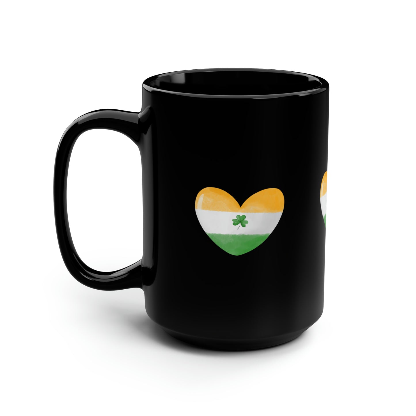I Love Ireland Black Mug, 15oz