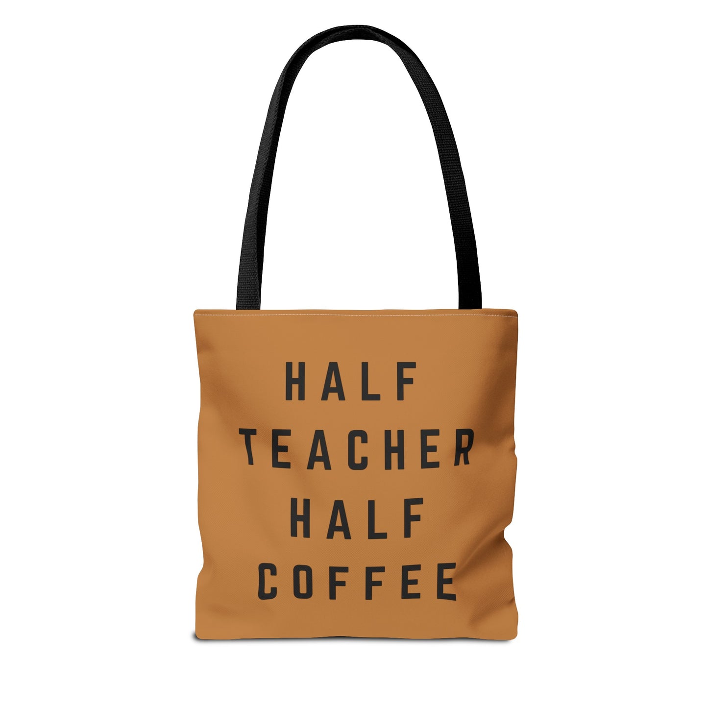 Half Teacher Half Coffee Tote Bag (AOP)