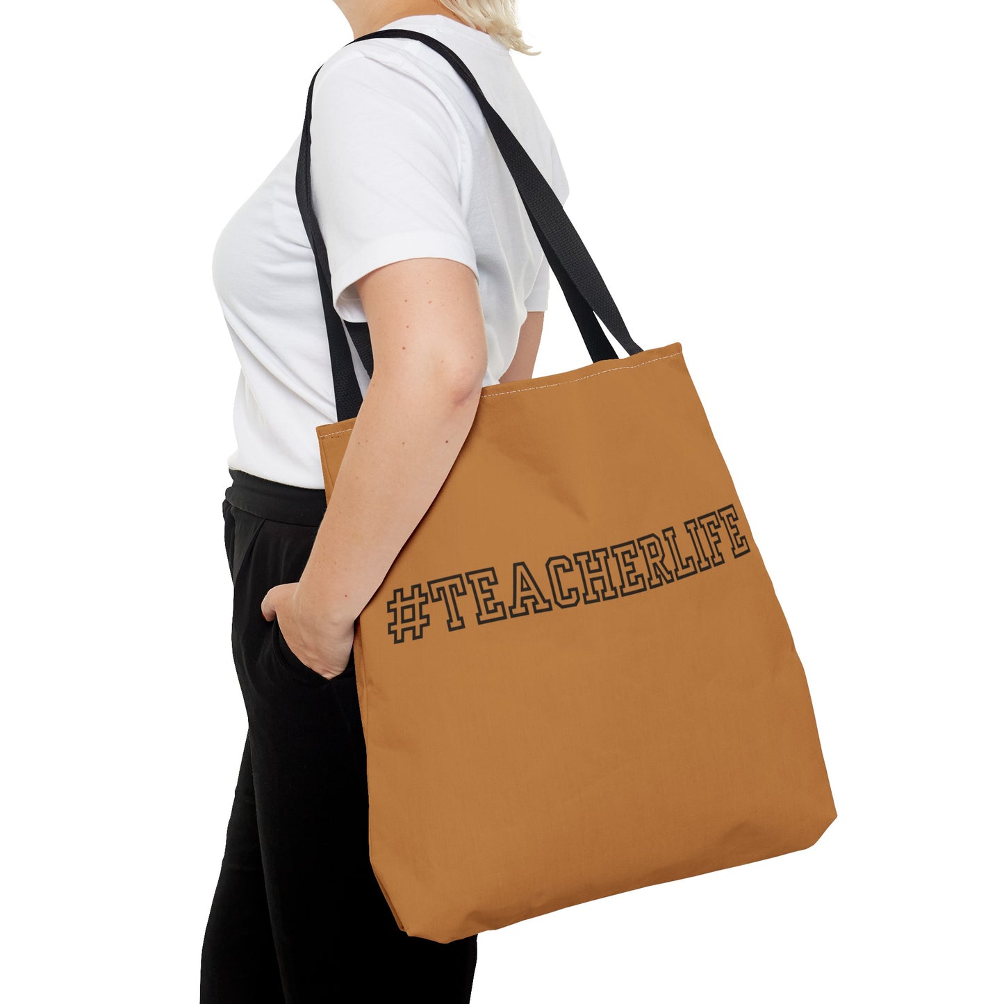 #teacherlife Tote Bag (AOP)